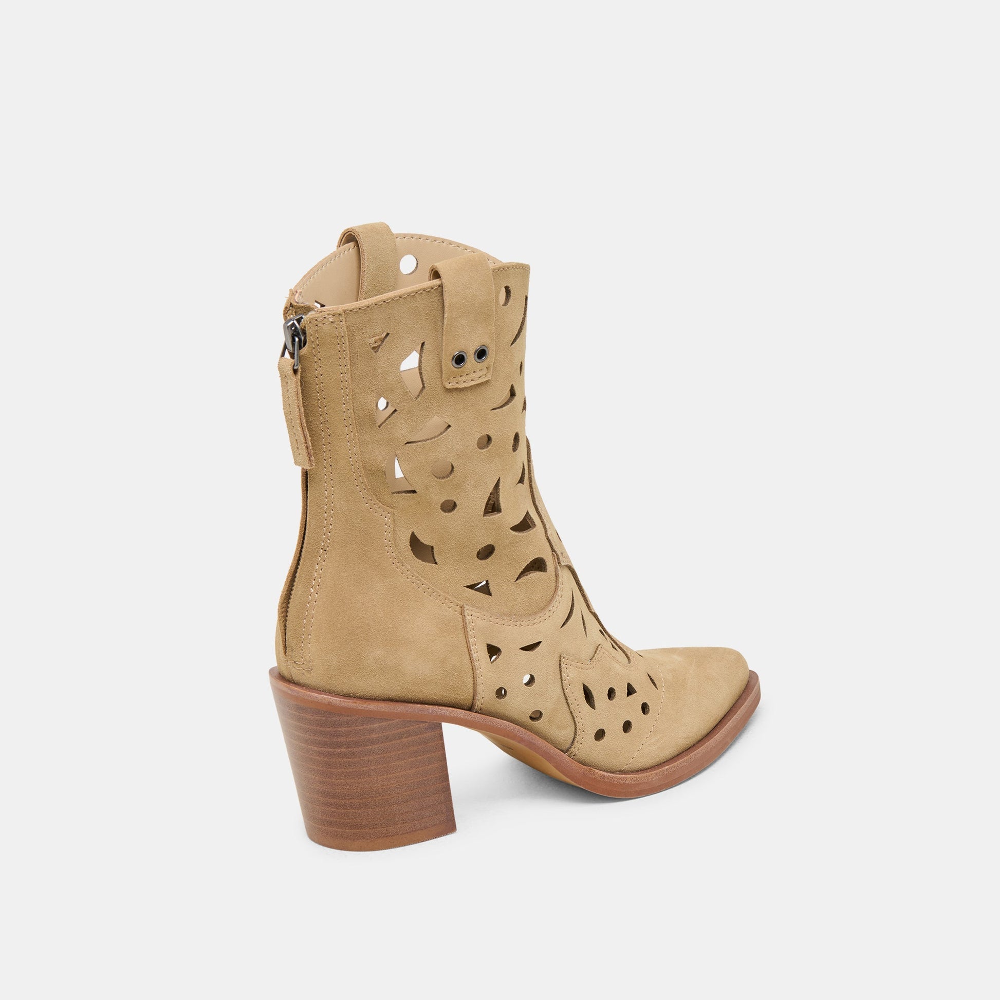 Zenobi Dk Taupe Suede Booties Dolce Vita us