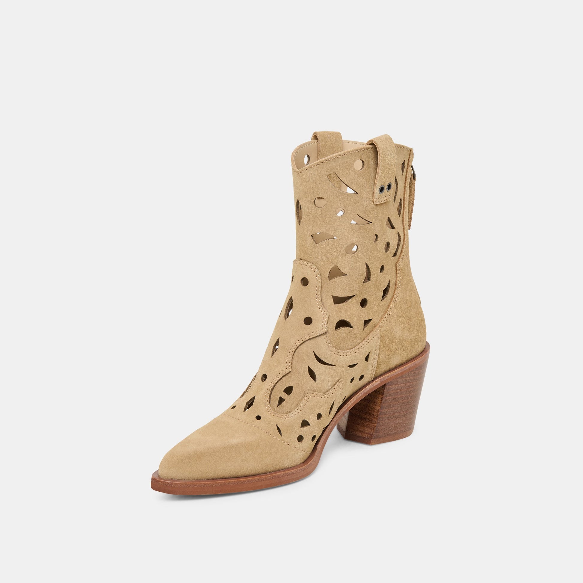 Zenobi Dk Taupe Suede Booties Dolce Vita us