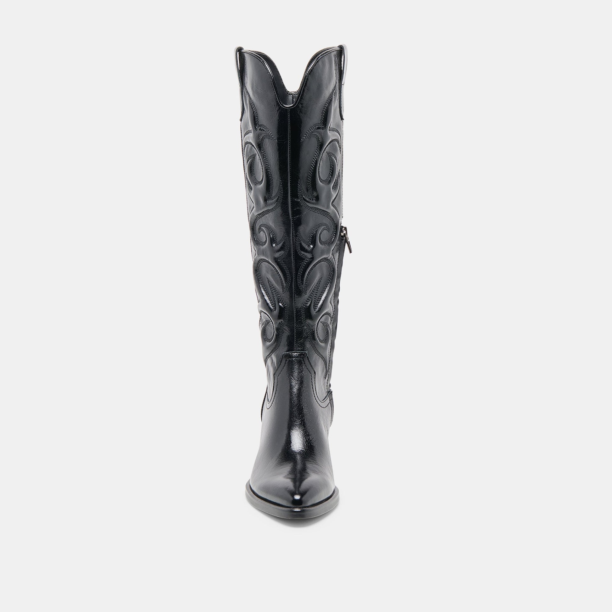 Mirla Black Leather Boots Dolce Vita Discount