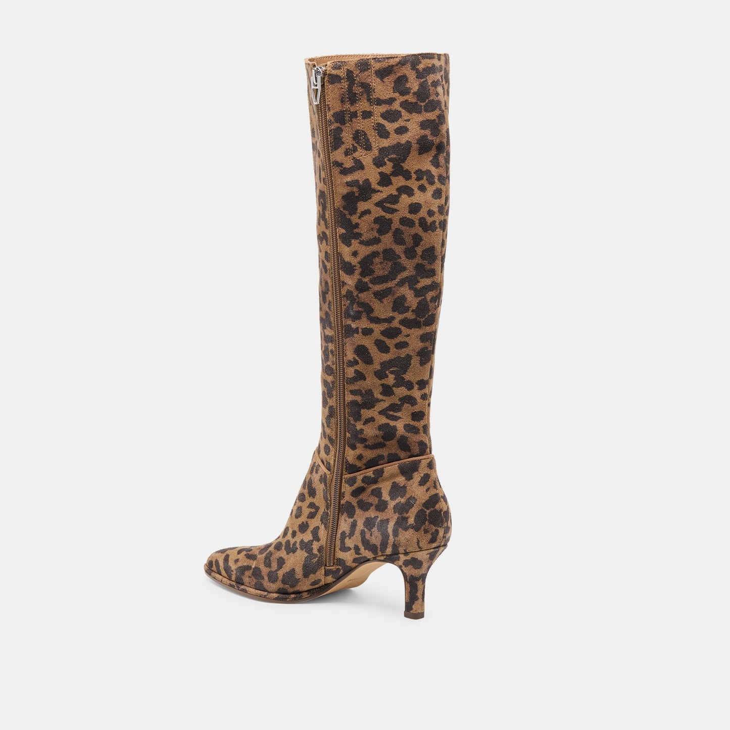 Aldy Brown Leopard Printed Suede Boots Dolce Vita Online