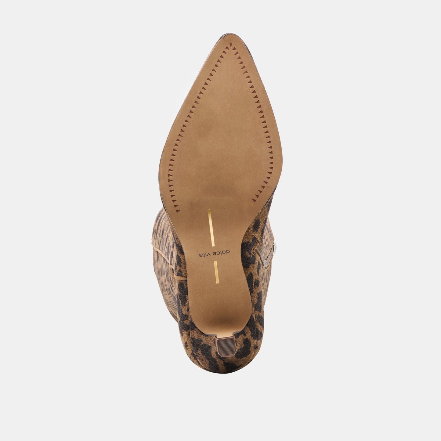 Aldy Brown Leopard Printed Suede Boots Dolce Vita Online