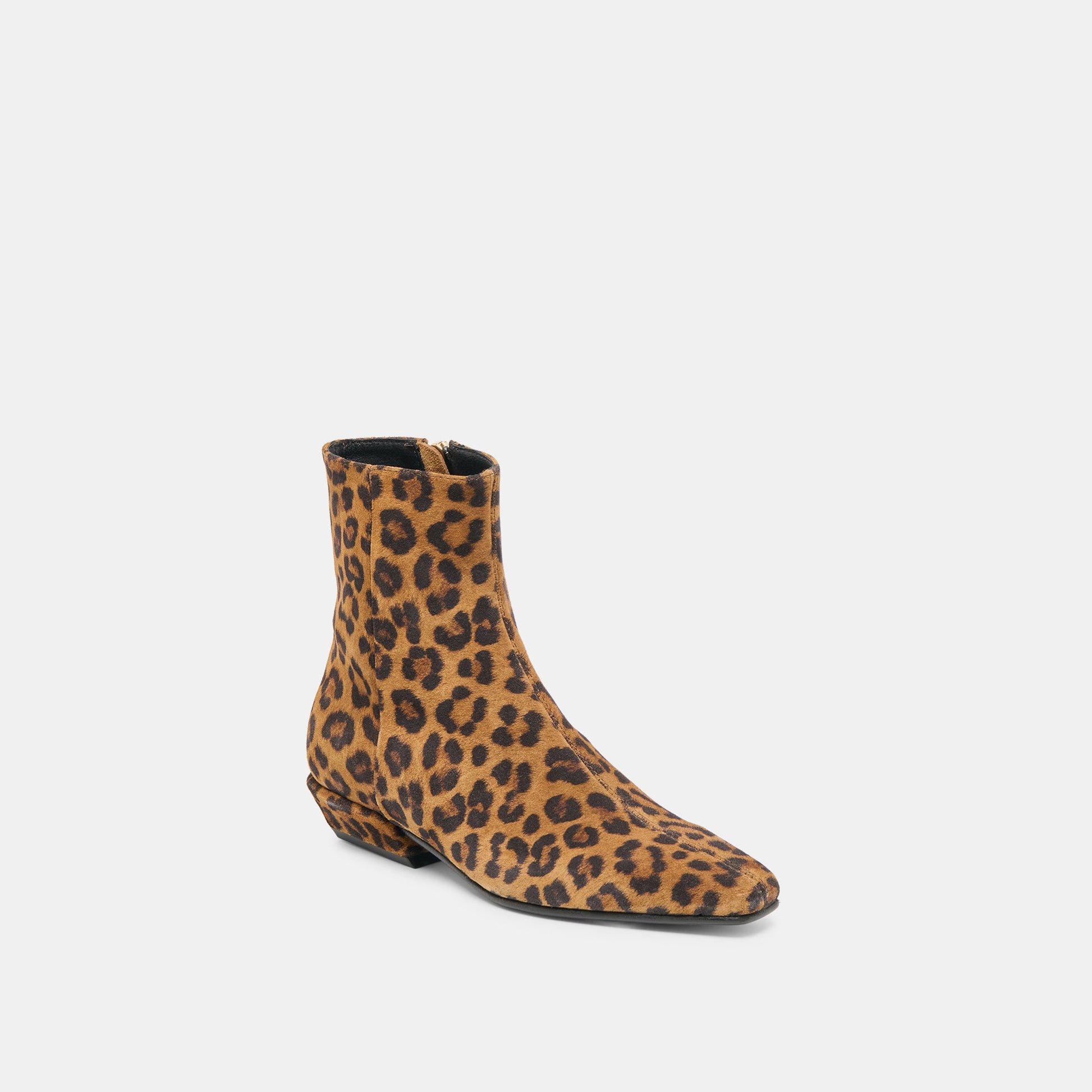 Joanie Leopard Printed Suede Booties Dolce Vita For sale