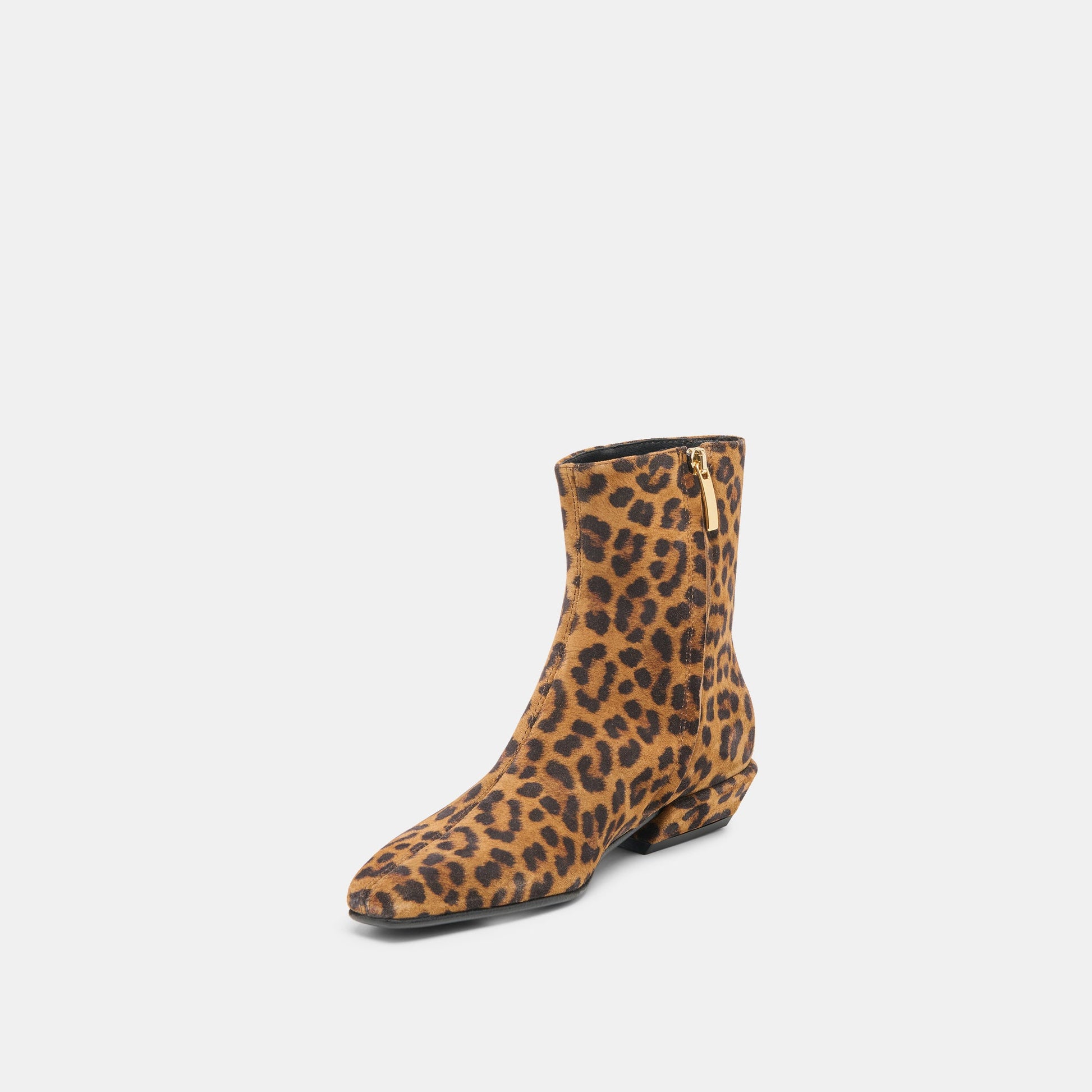 Joanie Leopard Printed Suede Booties Dolce Vita For sale