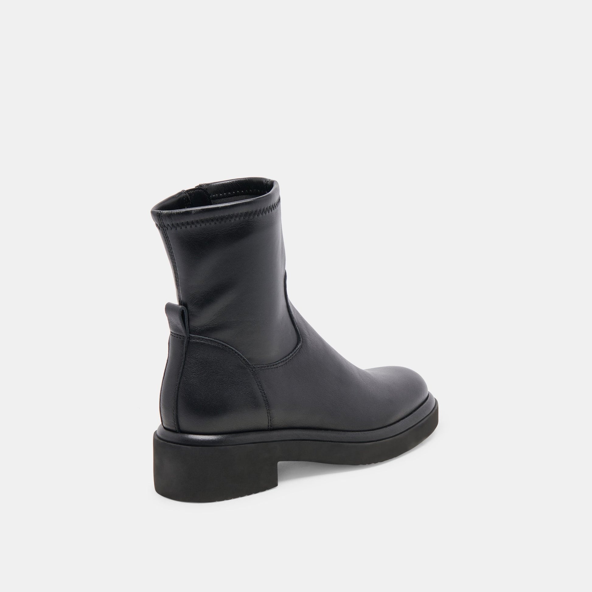 Simaya H2O Wide Black Leather Boots Dolce Vita us