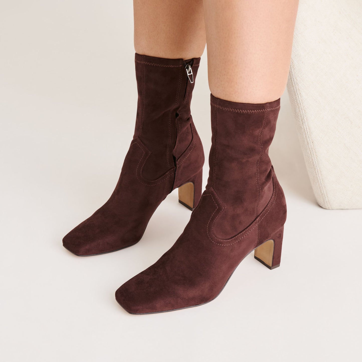 Roan Mahogany Stella Suede Boots Dolce Vita On sale