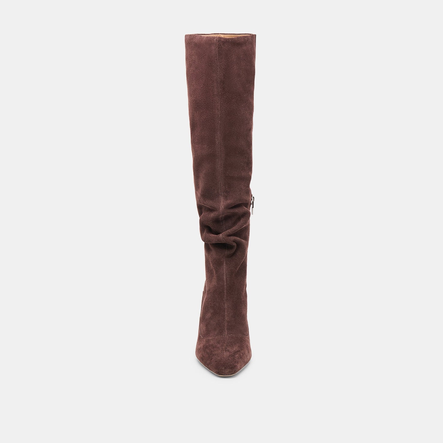 Lousa Mahogany Suede Wide Calf Boots Dolce Vita us
