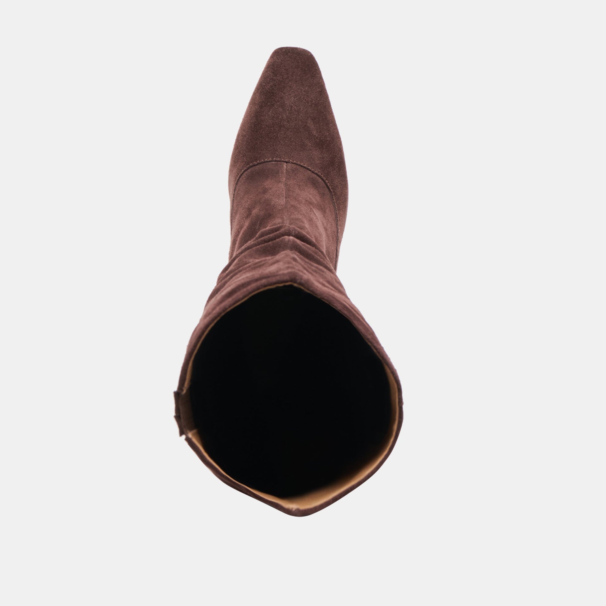 Lousa Mahogany Suede Wide Calf Boots Dolce Vita us