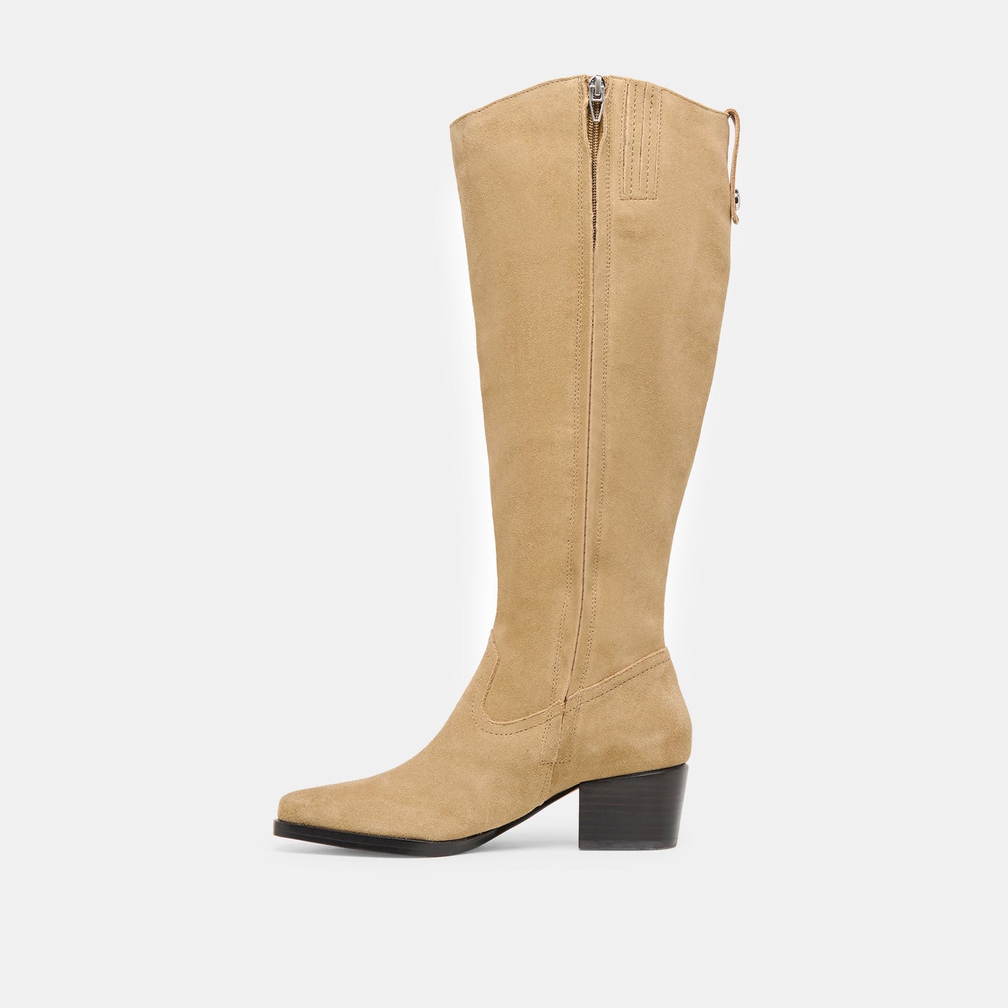 Virona H2O Waterproof Dk Taupe Suede Wide Calf Boots Dolce Vita New