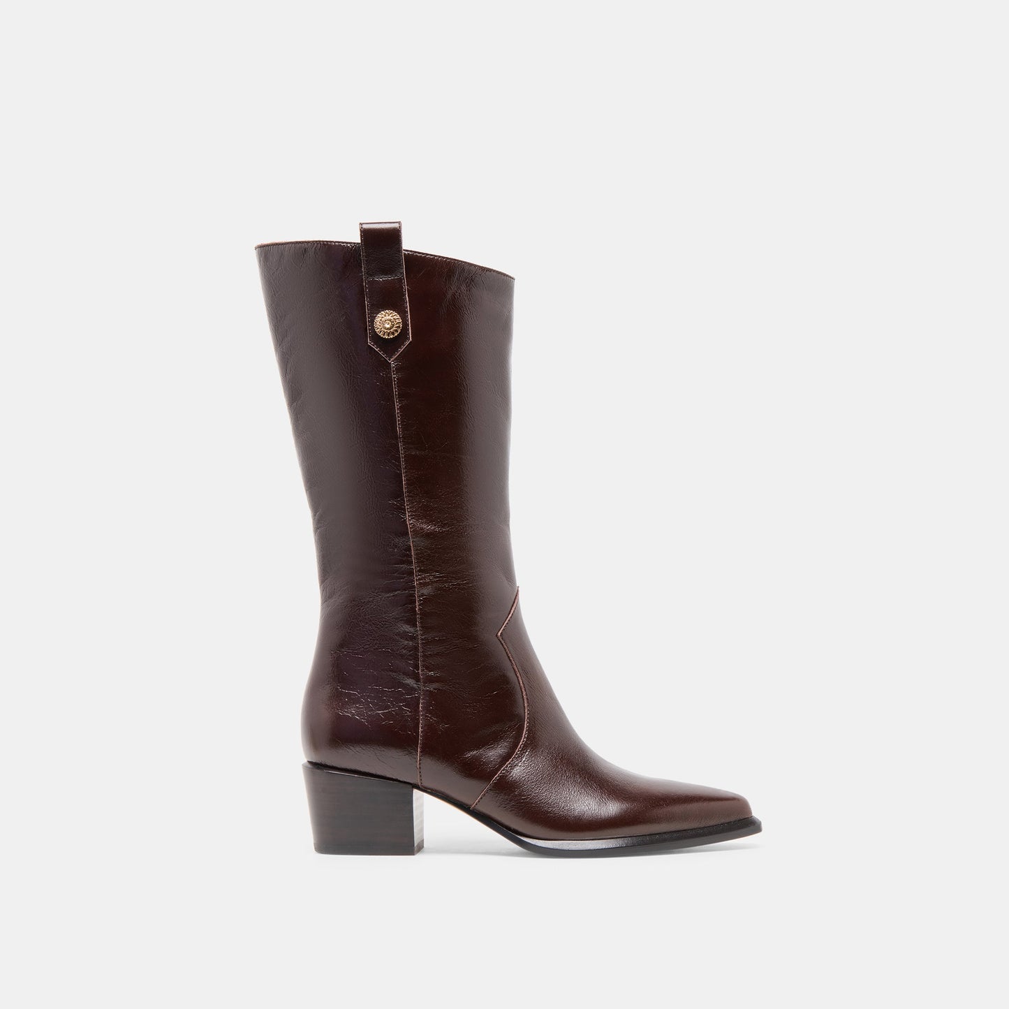 Vern Chocolate Leather Boots Dolce Vita Online