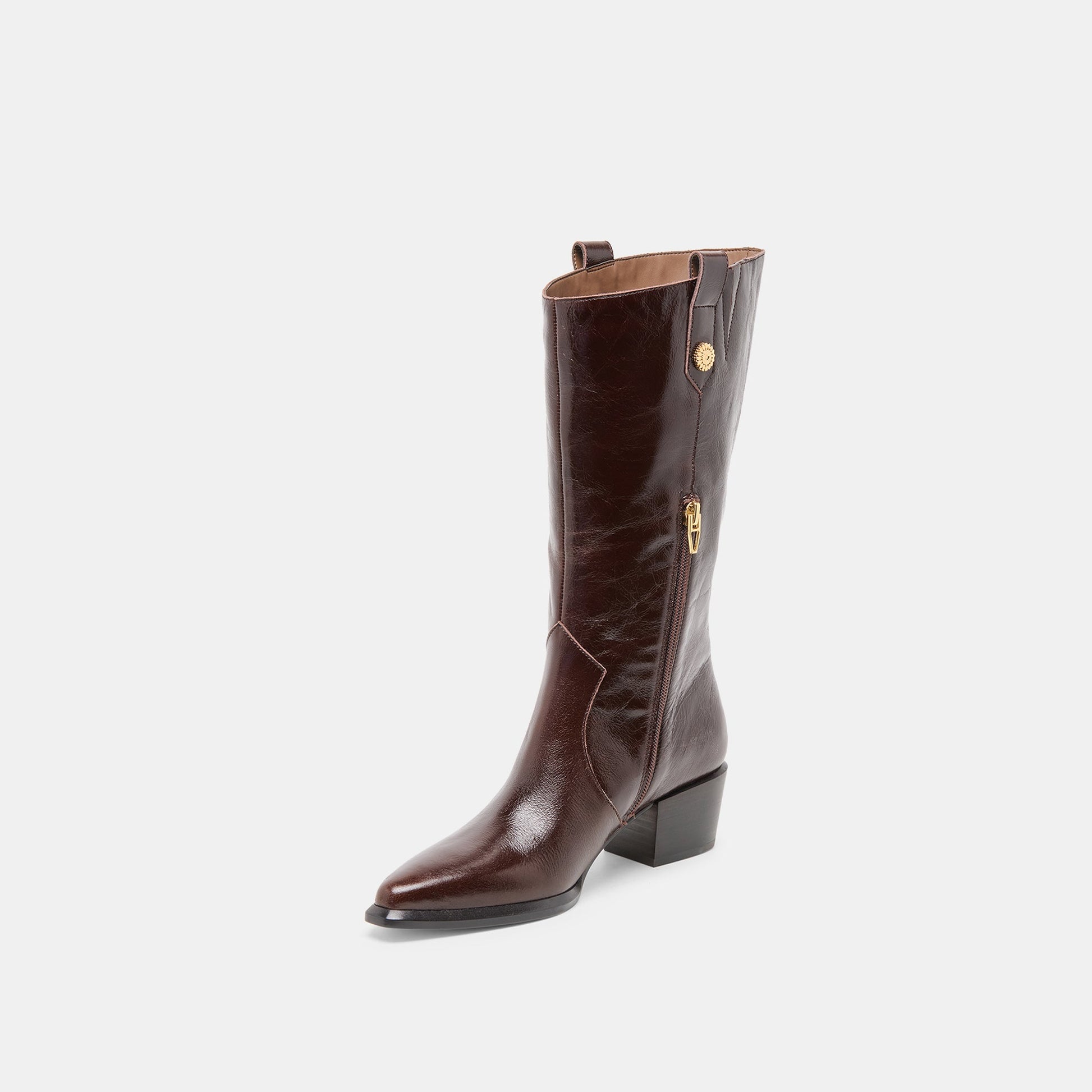 Vern Chocolate Leather Boots Dolce Vita Online