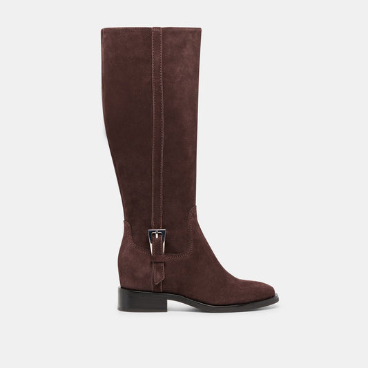 Kilian H2O Waterproof Mahogany Suede Wide Calf Boots Dolce Vita For sale