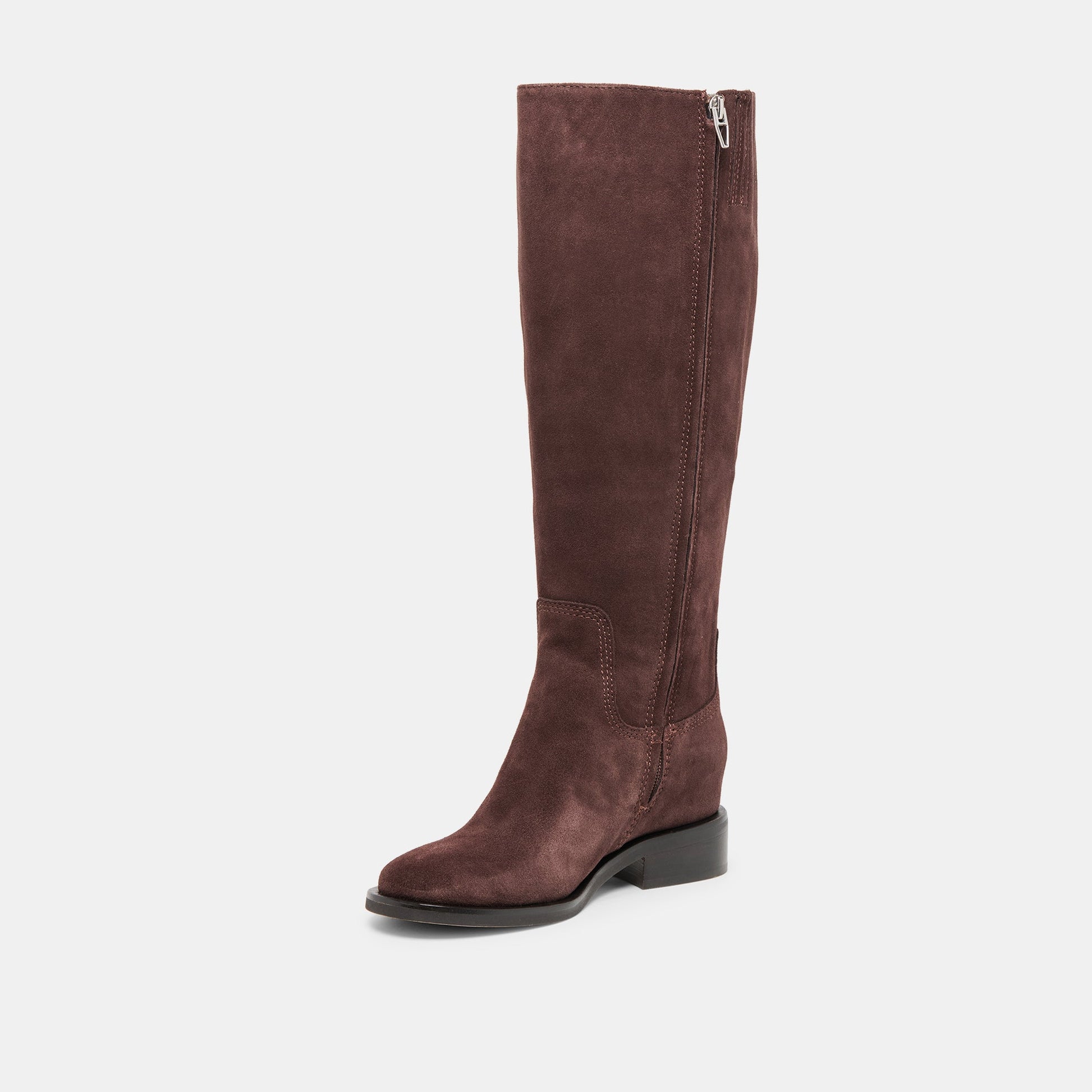 Kilian H2O Waterproof Mahogany Suede Wide Calf Boots Dolce Vita For sale