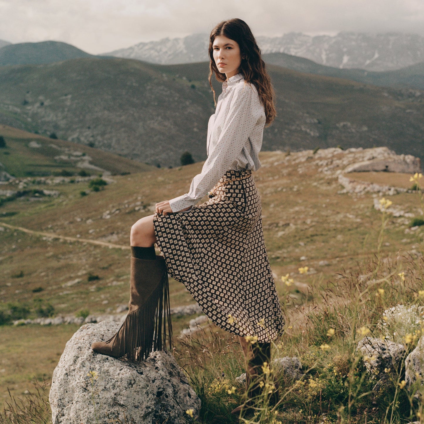 Giano Olive Suede Boots Dolce Vita us