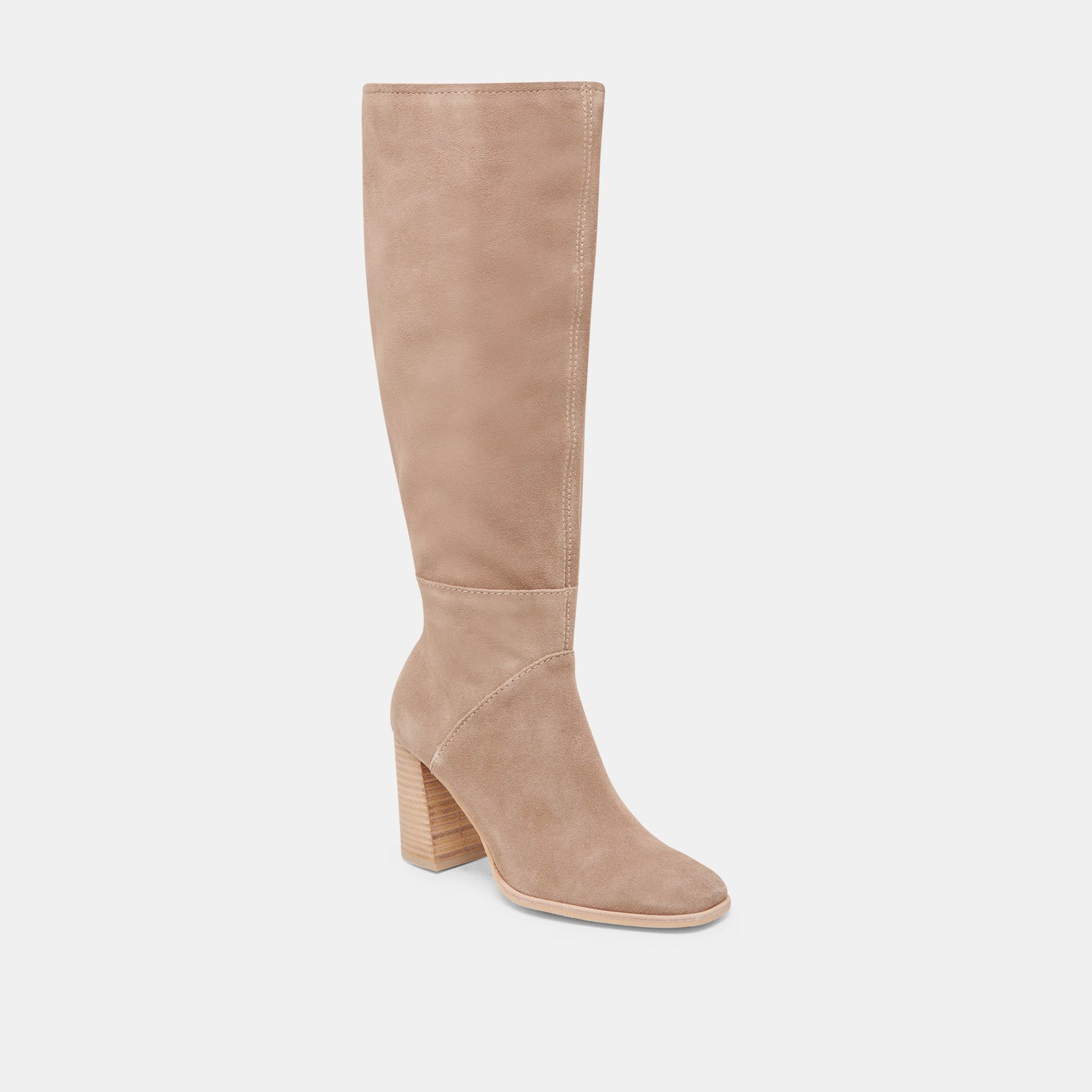 FYNN Wide Calf Boots Truffle Suede | Truffle Suede Knee-High Boots
 – Dolce Vita Dolce Vita Sale