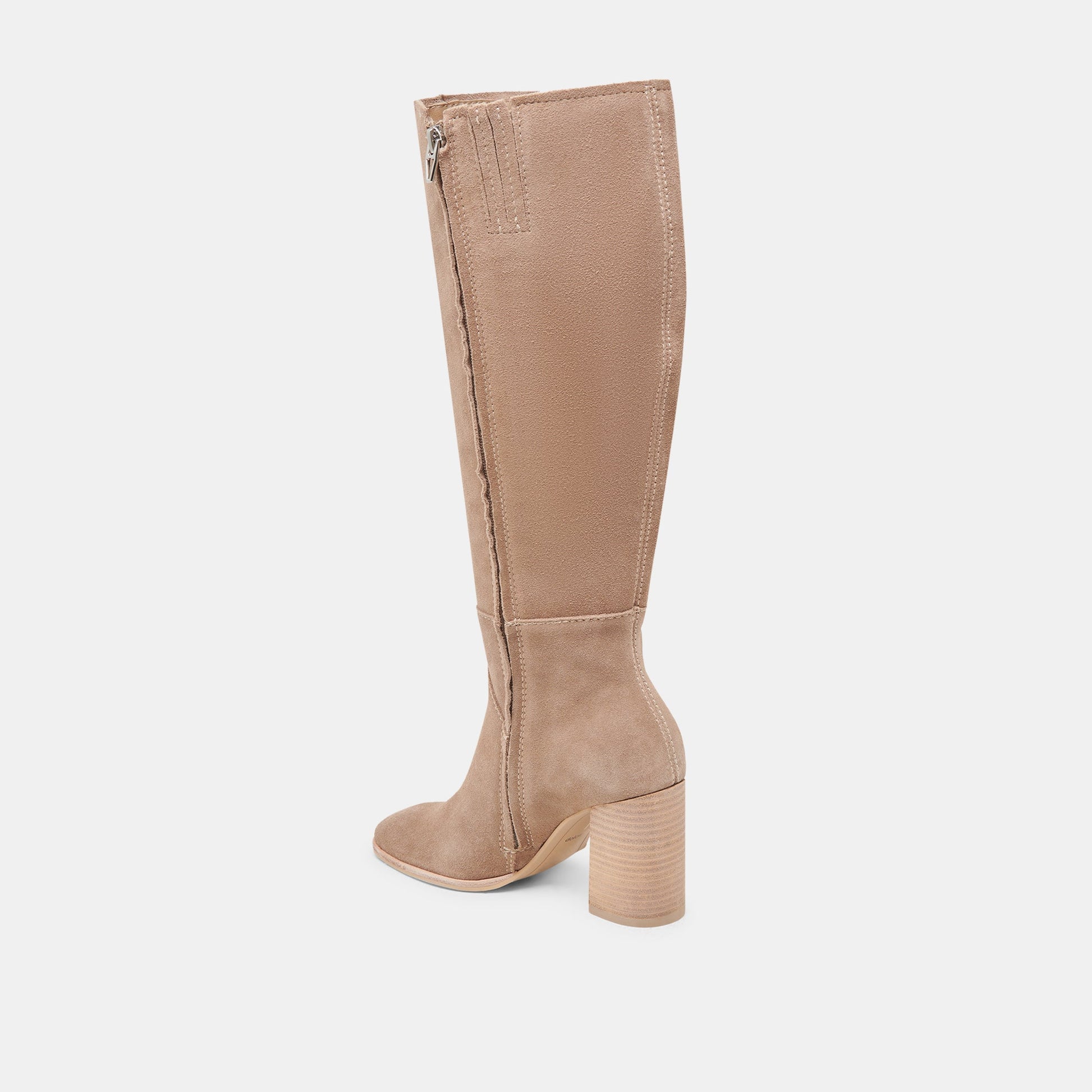 FYNN Wide Calf Boots Truffle Suede | Truffle Suede Knee-High Boots
 – Dolce Vita Dolce Vita Sale