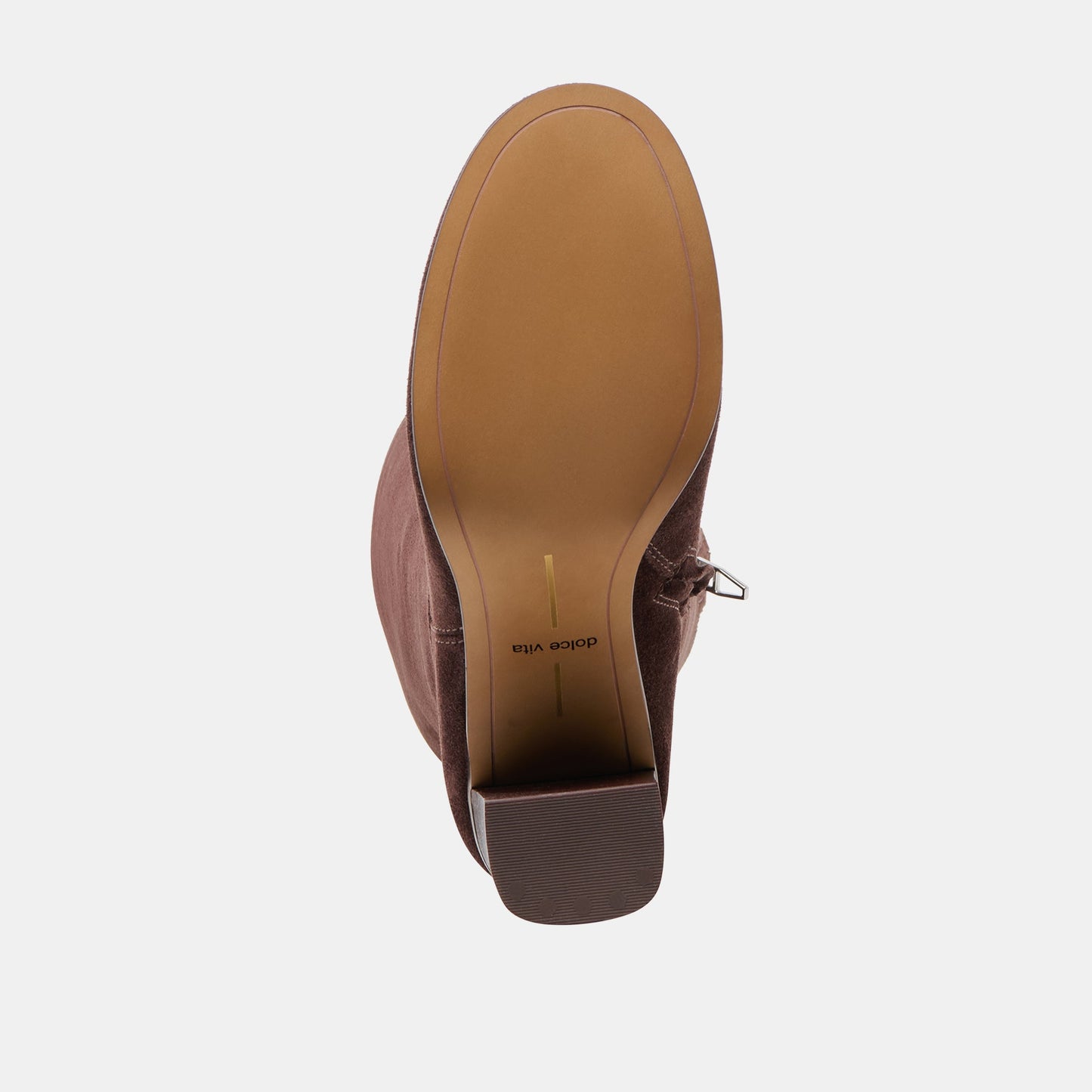 Hudsin Wide Calf Mahogany Suede Boots Dolce Vita On sale