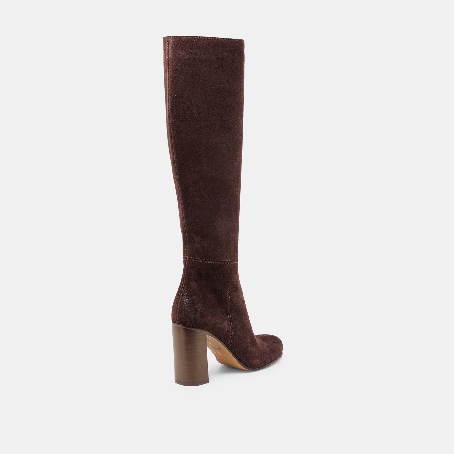 Hudsin Wide Calf Mahogany Suede Boots Dolce Vita On sale