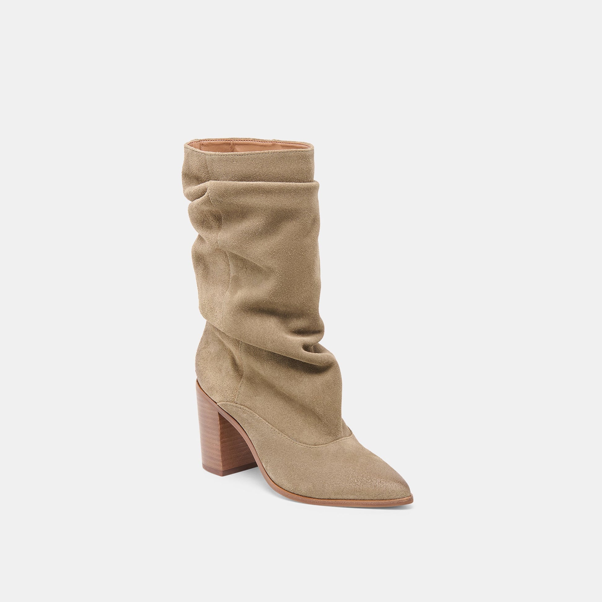 Talina Olive Suede Wide Calf Boots Dolce Vita Discount