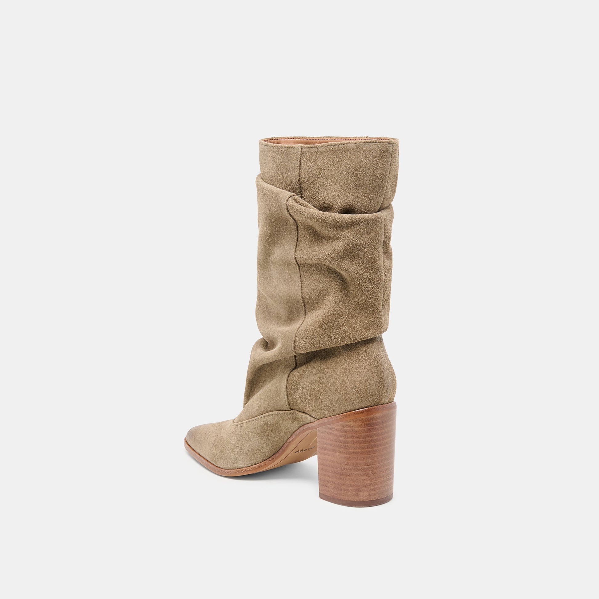 Talina Olive Suede Wide Calf Boots Dolce Vita Discount