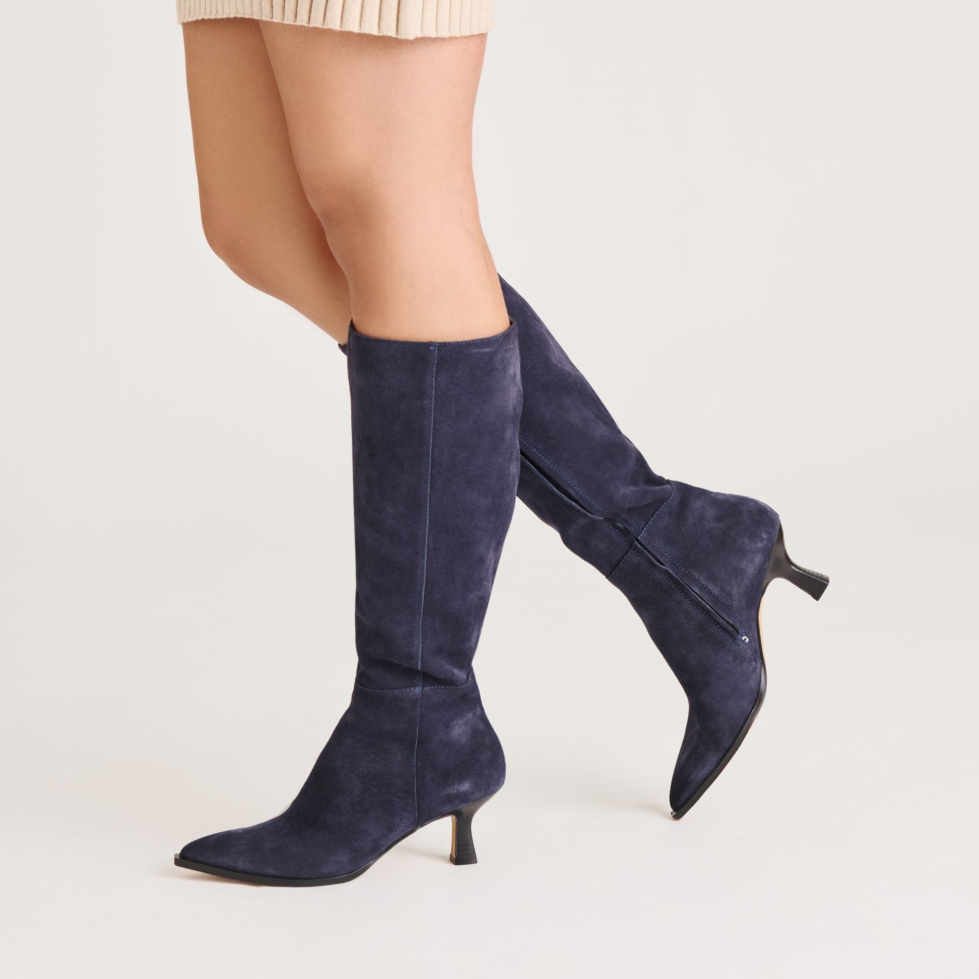Auggie Navy Suede Boots Dolce Vita Online