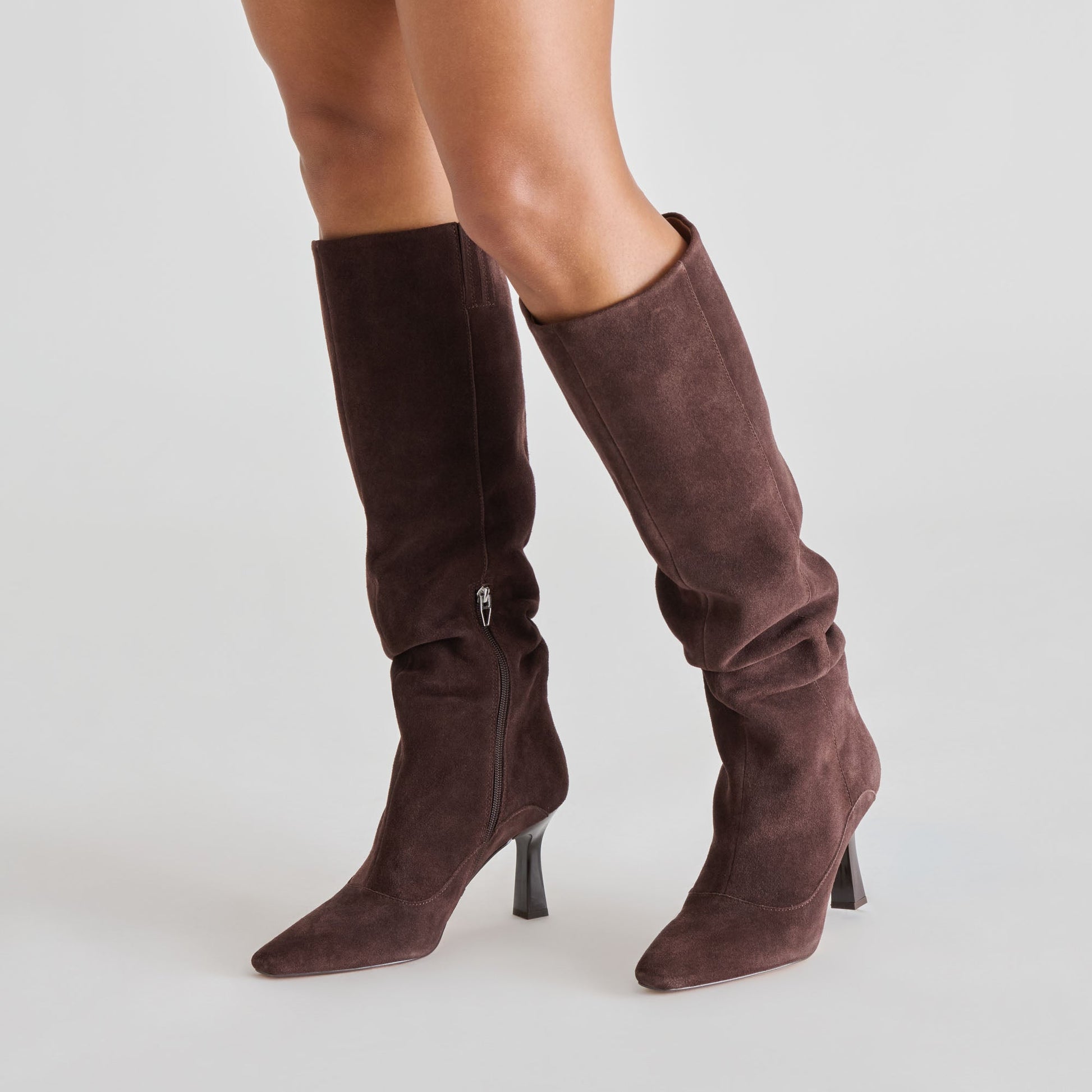 Lousa Mahogany Suede Boots Dolce Vita Sale