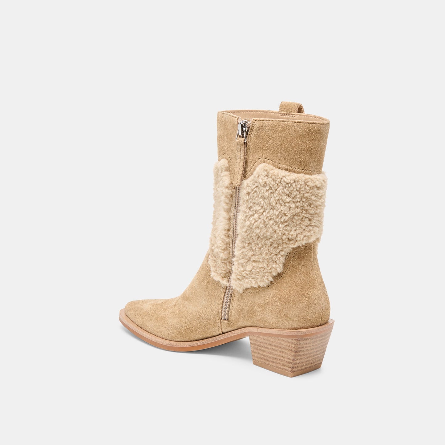 Salil Plush Dk Taupe Suede Boots Dolce Vita For sale