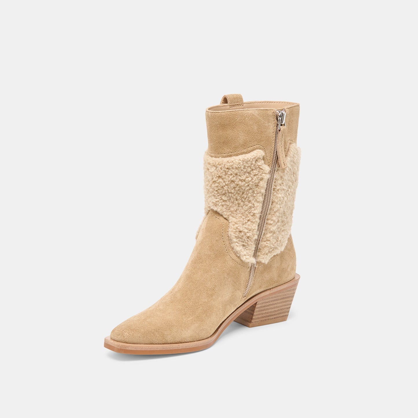 Salil Plush Dk Taupe Suede Boots Dolce Vita For sale