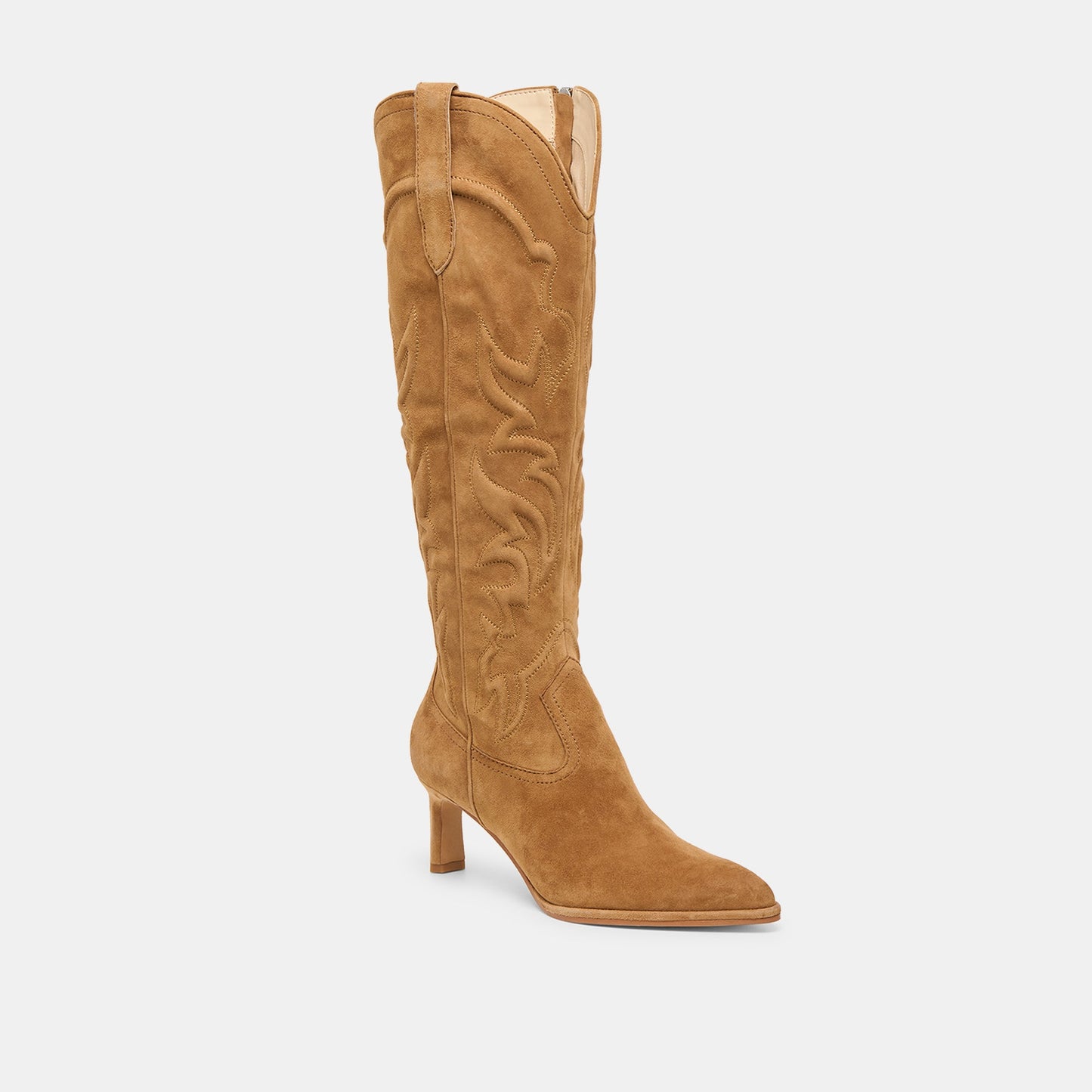 Alisa Lt Brown Suede Boots Dolce Vita us