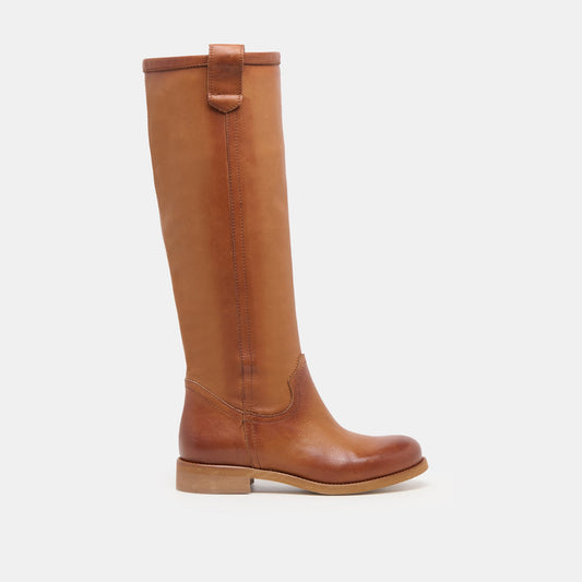 Ramzy Cognac Leather Boots Dolce Vita New