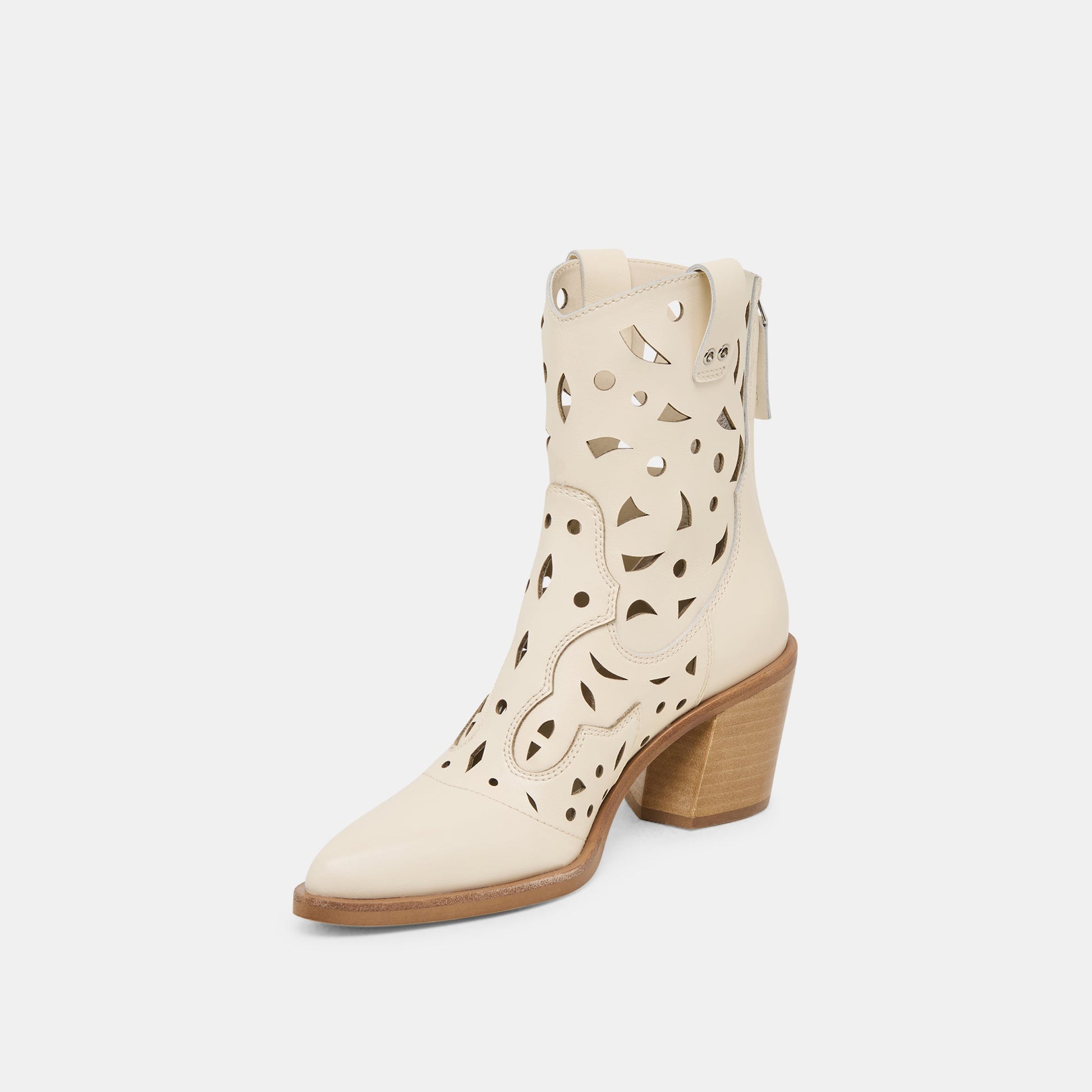 Zenobi Off White Leather Booties Dolce Vita Outlet