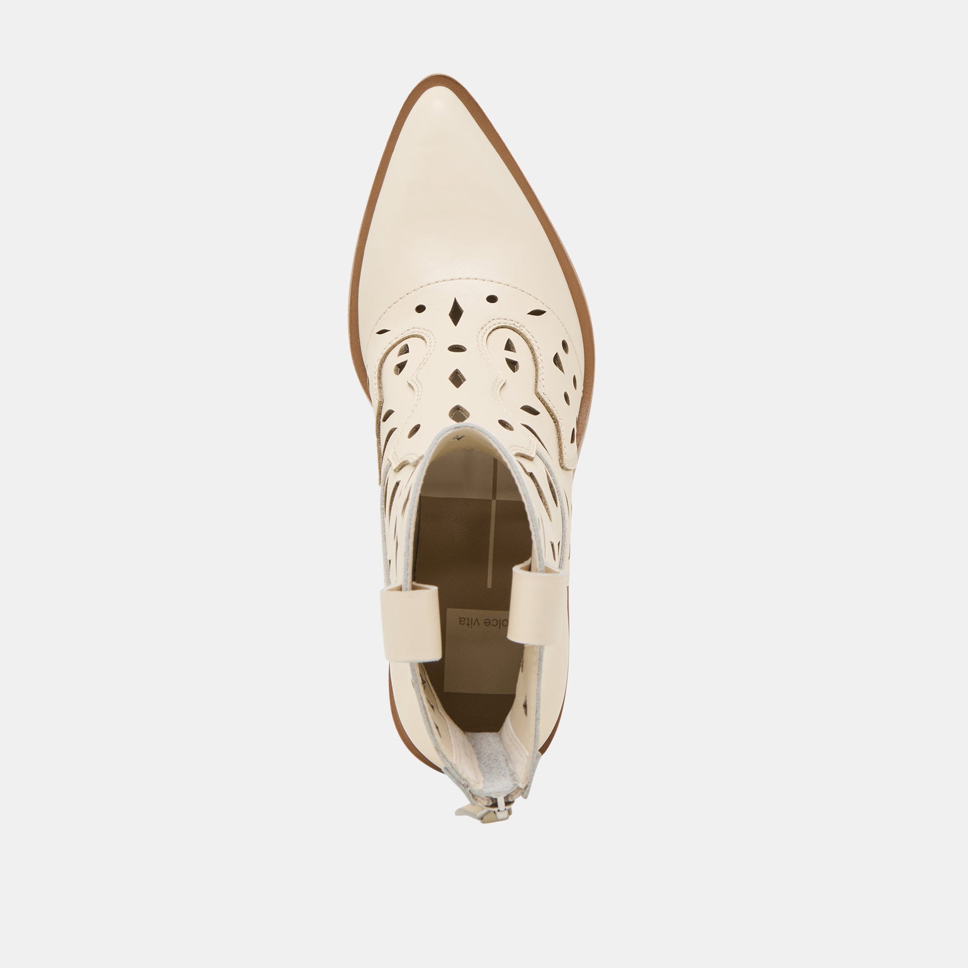 Zenobi Off White Leather Booties Dolce Vita Outlet