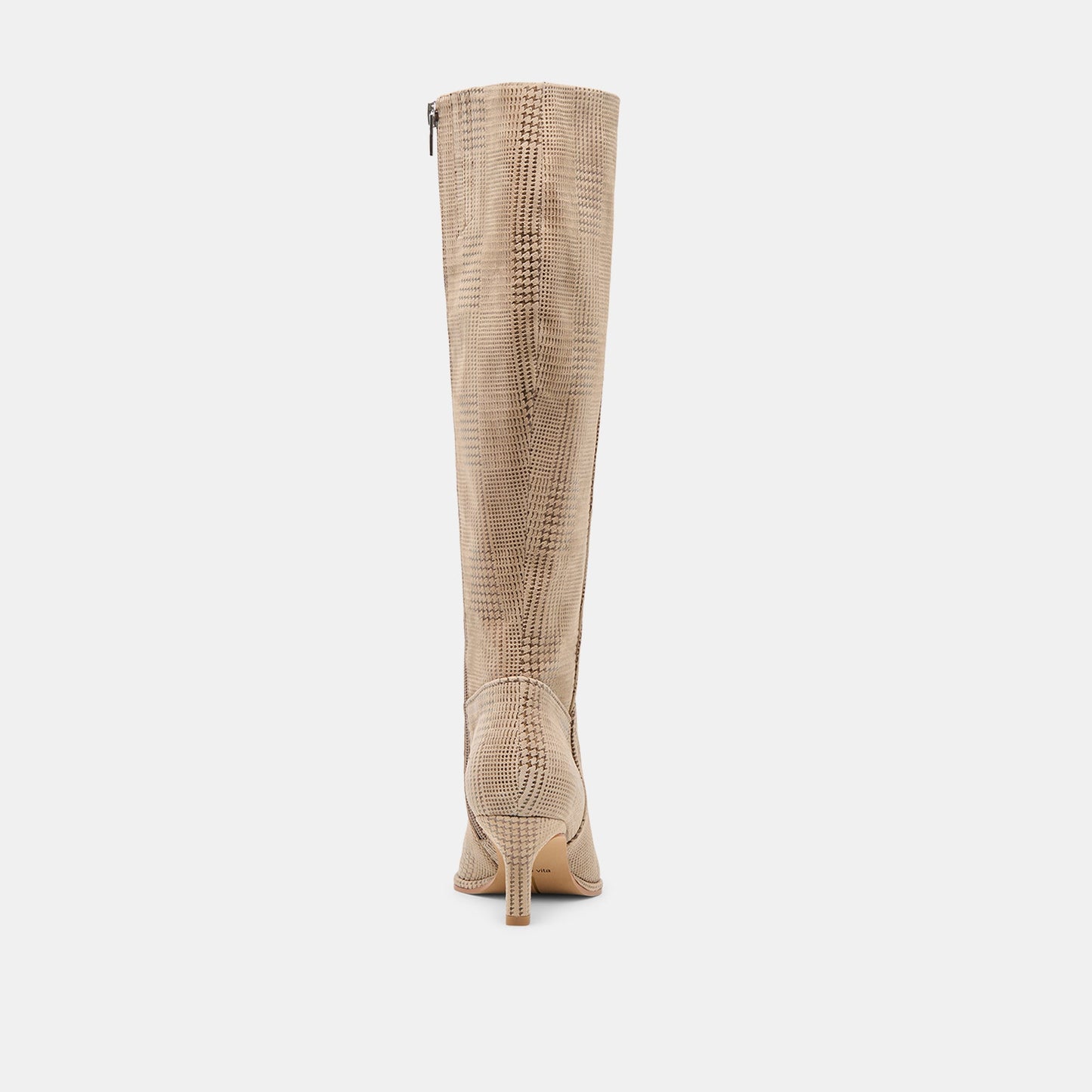 Aldy Herringbone Printed Suede Boots Dolce Vita New