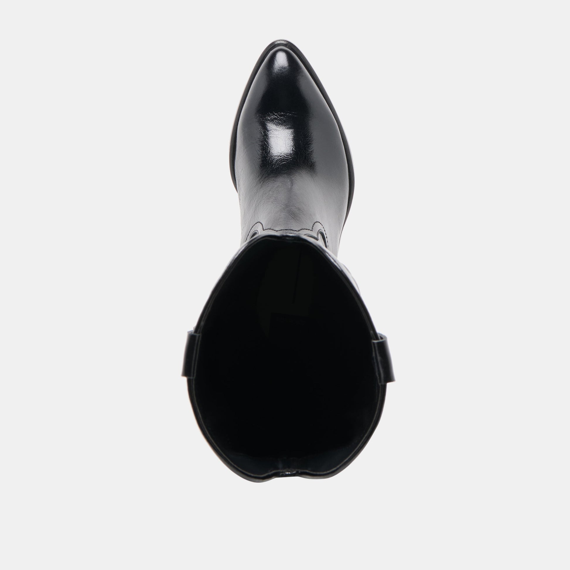 Mirla Black Leather Wide Calf Boots Dolce Vita Online