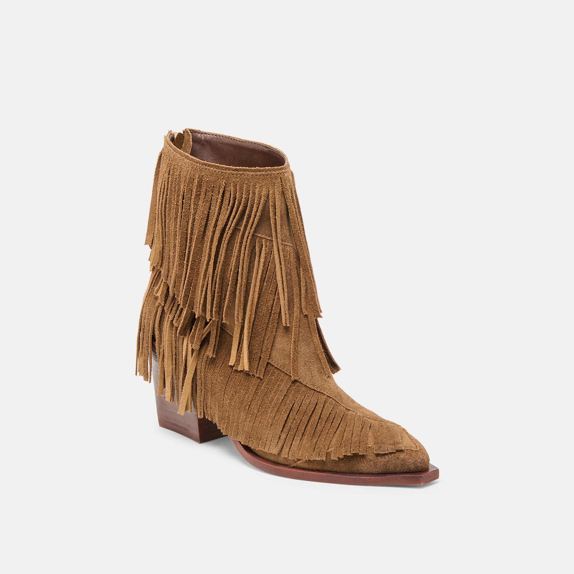 Torey Chestnut Suede Booties Dolce Vita On sale