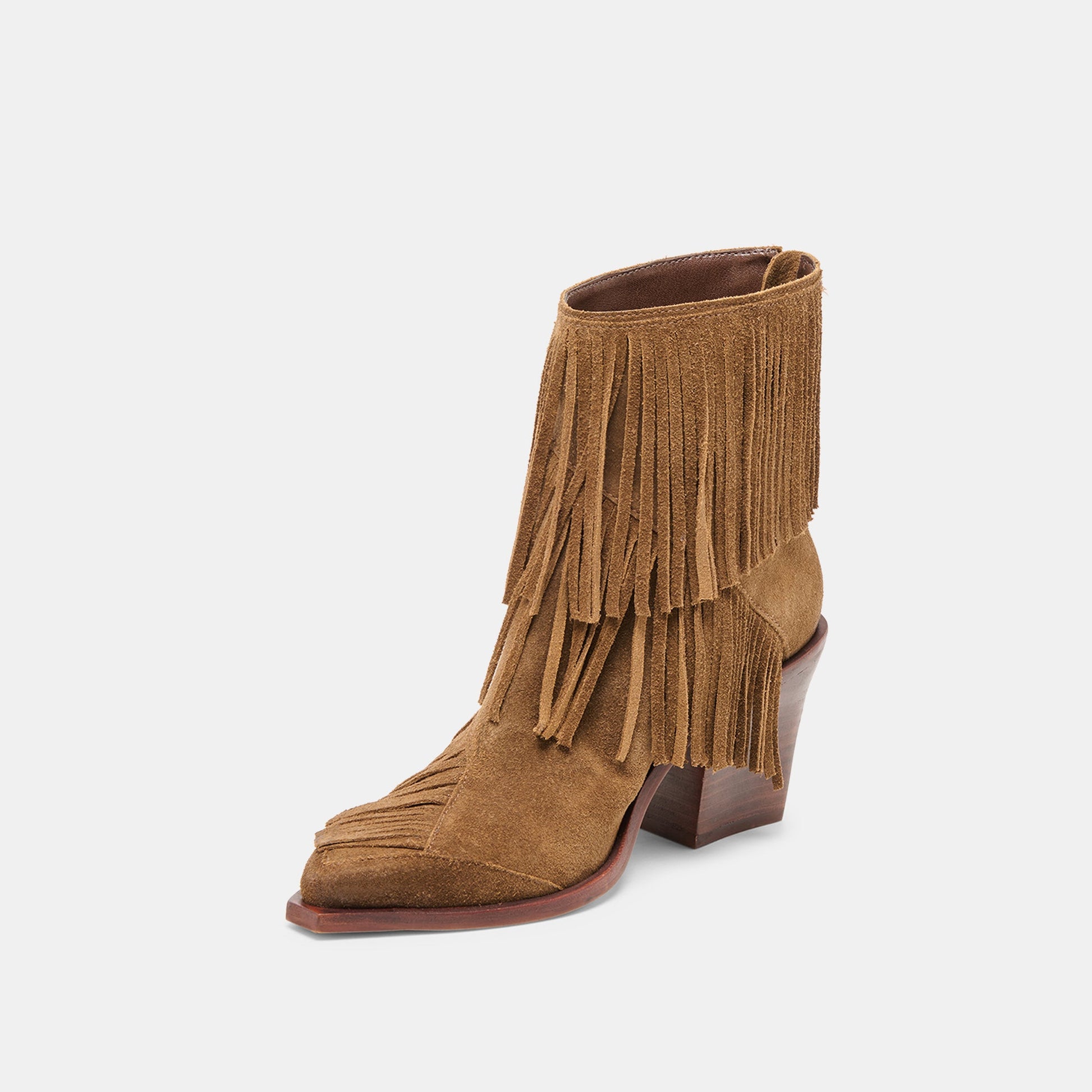 Torey Chestnut Suede Booties Dolce Vita On sale