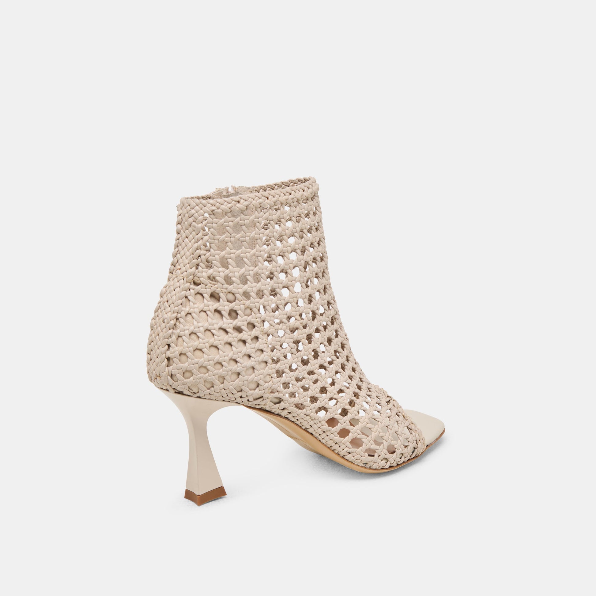 Quin Bone Woven Leather Heels Dolce Vita New