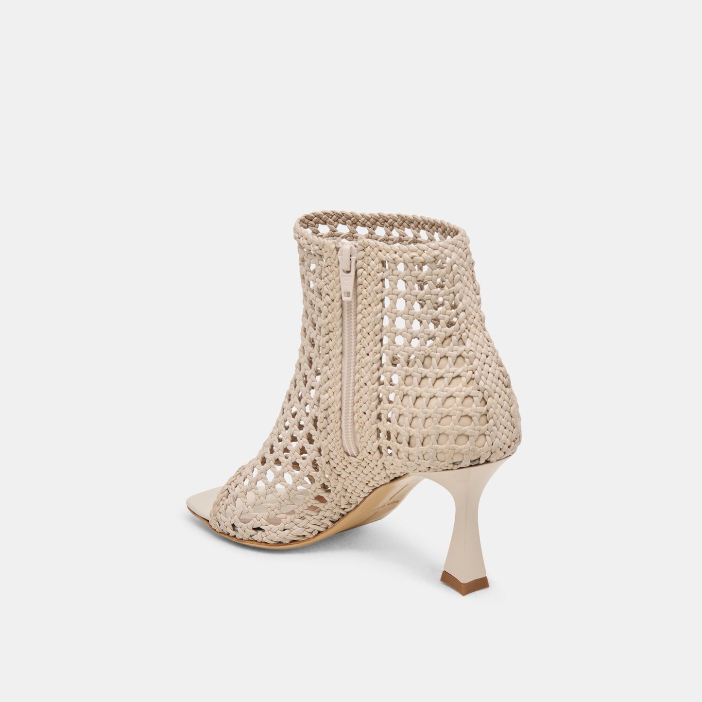 Quin Bone Woven Leather Heels Dolce Vita New