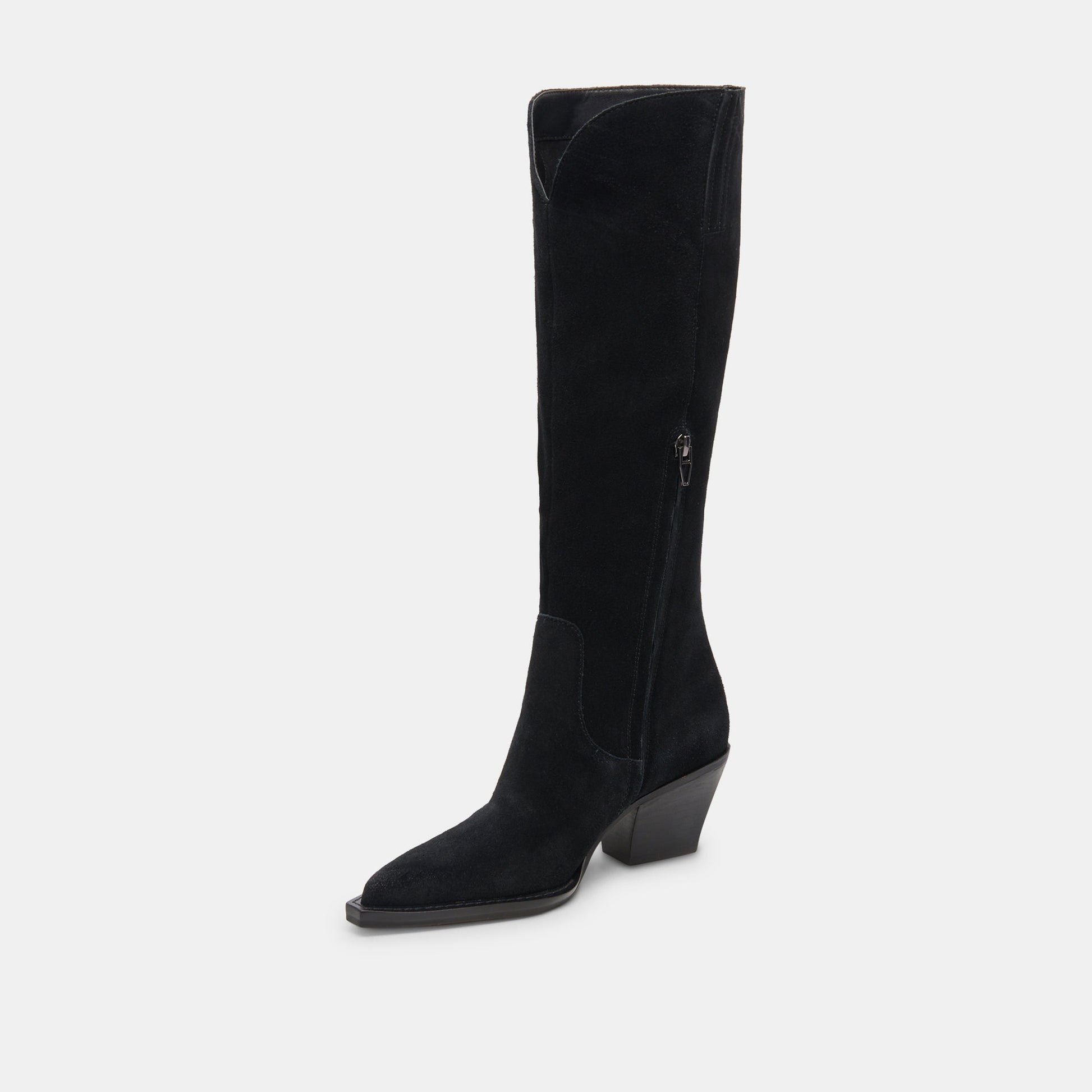 Raj Boots in Onyx Suede | Women's Onyx Suede Knee-High Boots
 – Dolce Vita Dolce Vita Discount