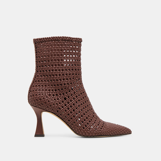 Embry Brown Woven Stella Booties Dolce Vita us