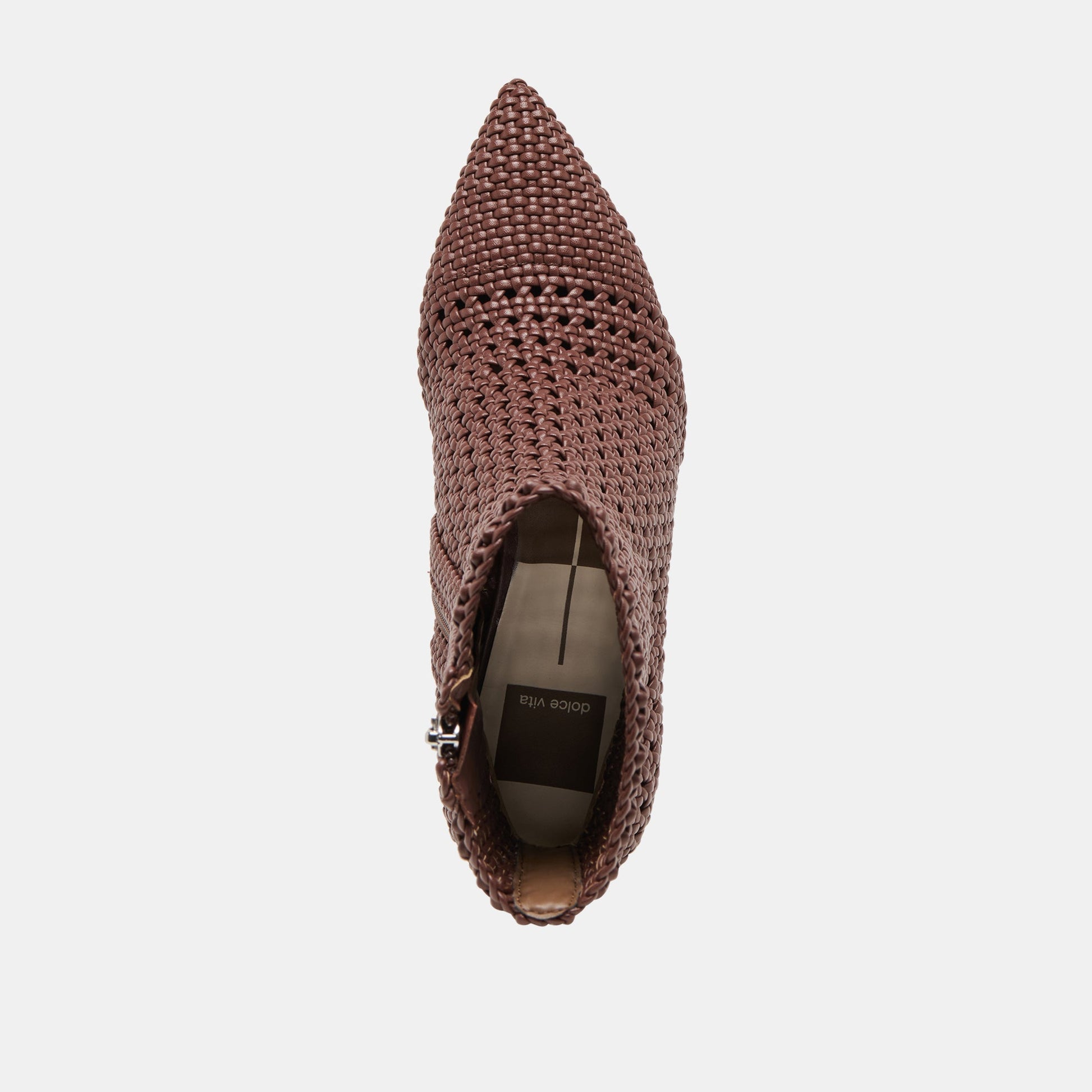 Embry Brown Woven Stella Booties Dolce Vita us