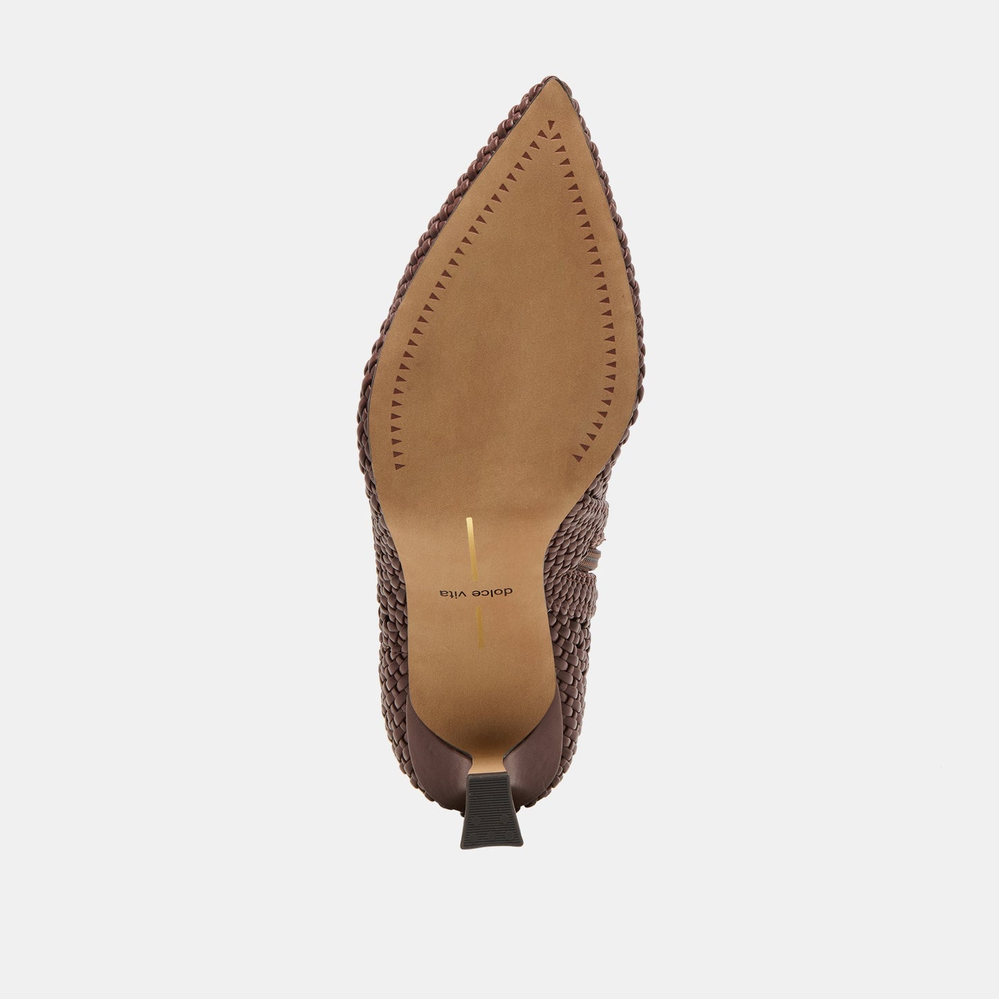Embry Brown Woven Stella Booties Dolce Vita us