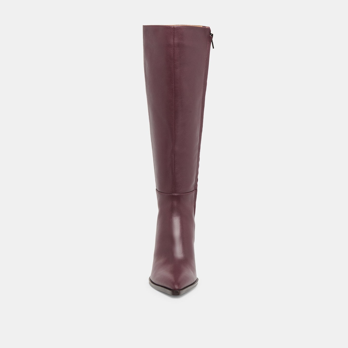 Auggie Wine Leather Wide Calf Boots Dolce Vita New