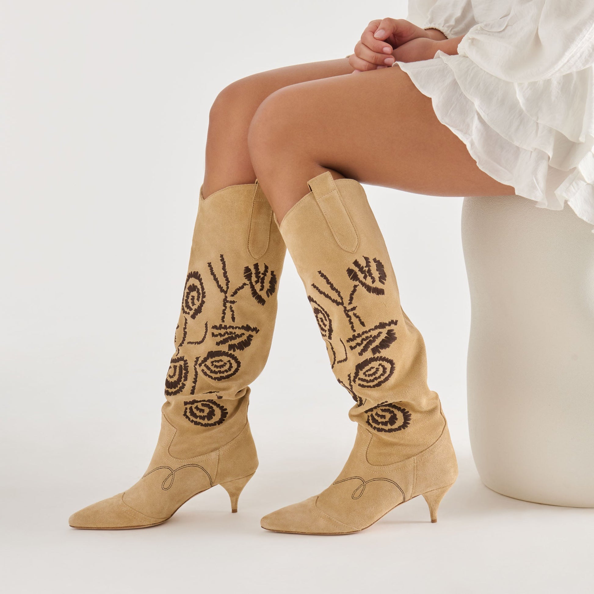 Wilde Sand Suede Boots Dolce Vita Sale