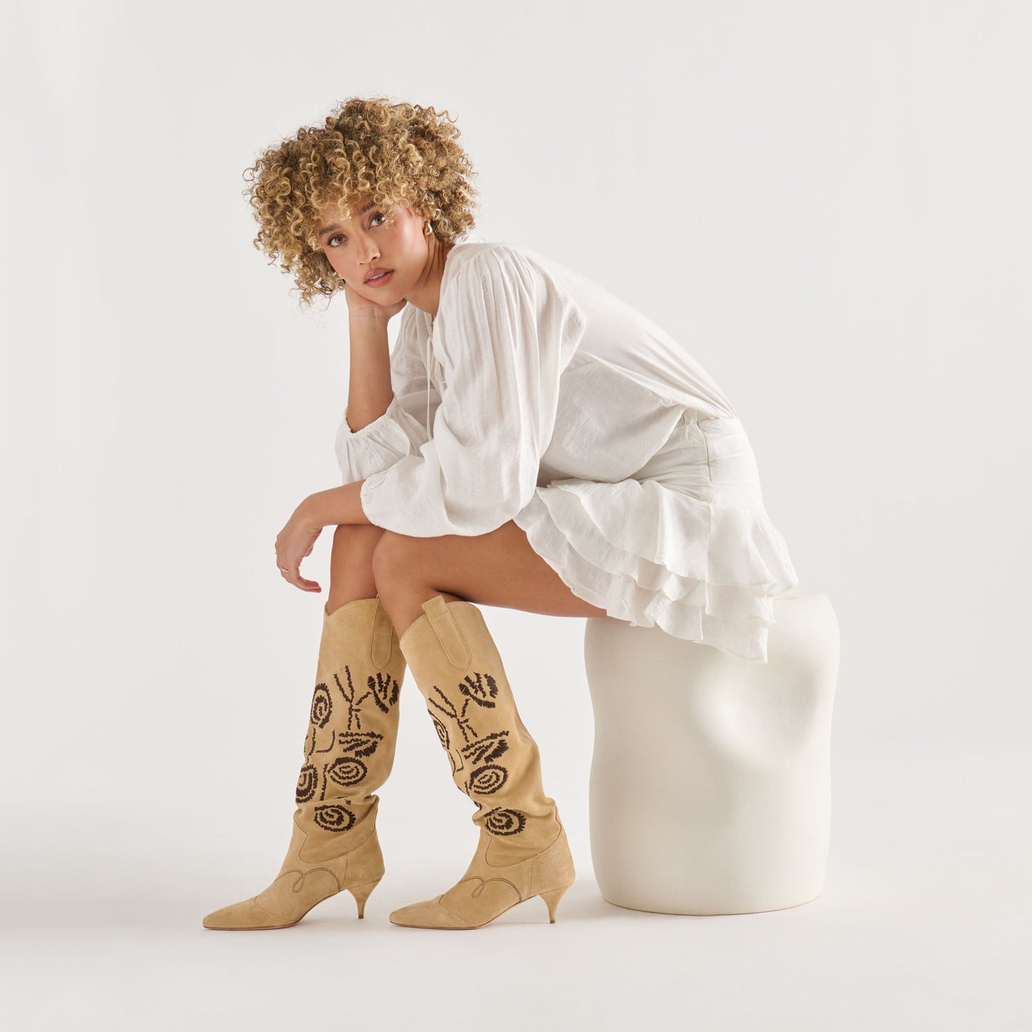 Wilde Sand Suede Boots Dolce Vita Sale