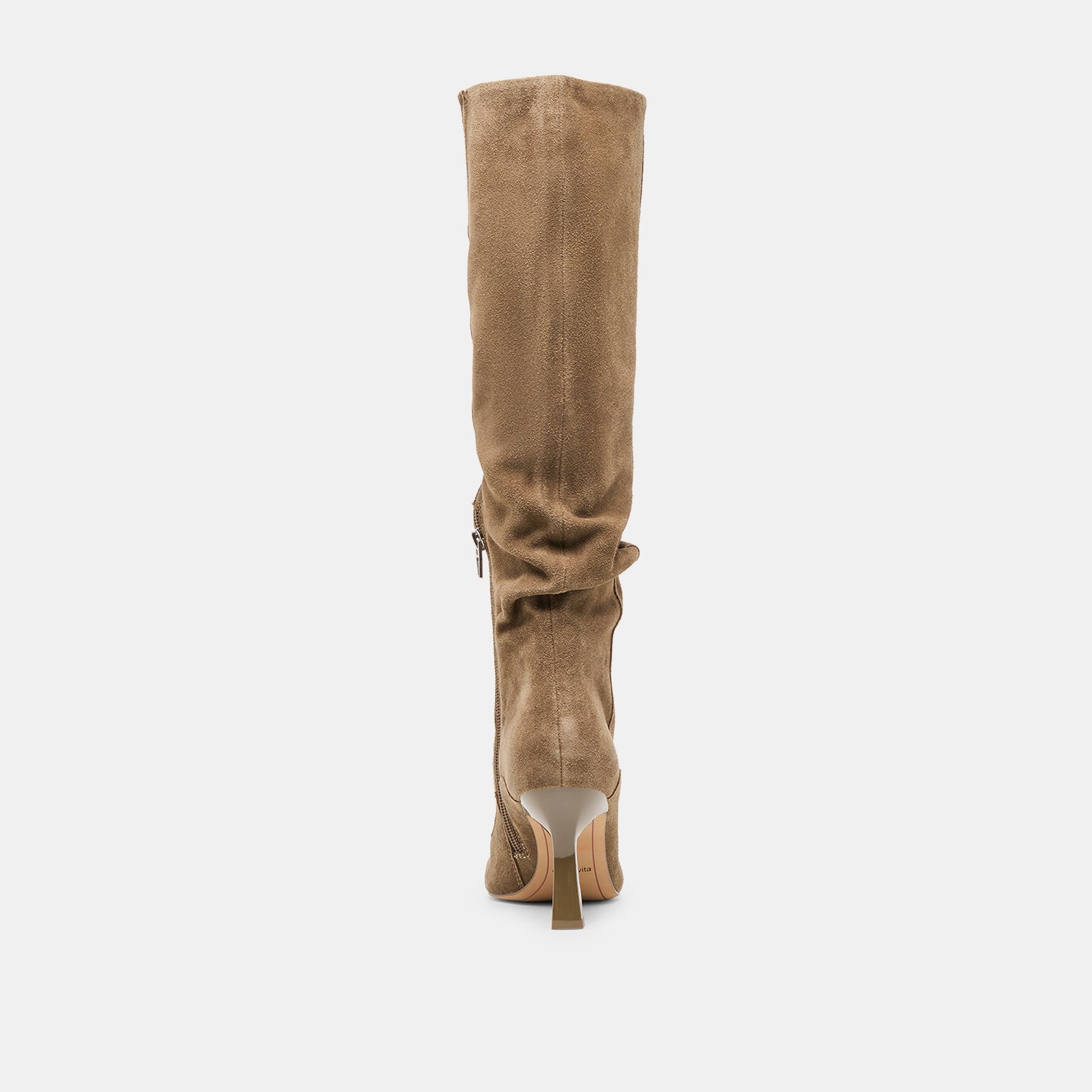 Lousa Olive Suede Wide Calf Boots Dolce Vita Outlet