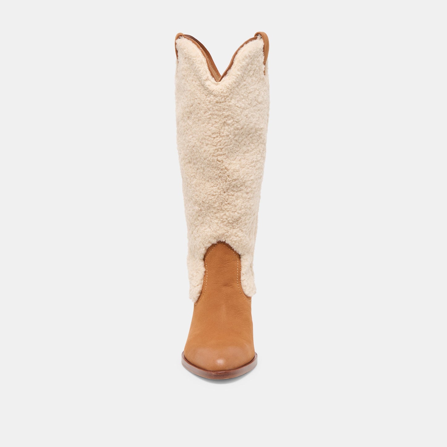 Mykel Plush Caramel Nubuck Boots Dolce Vita For sale