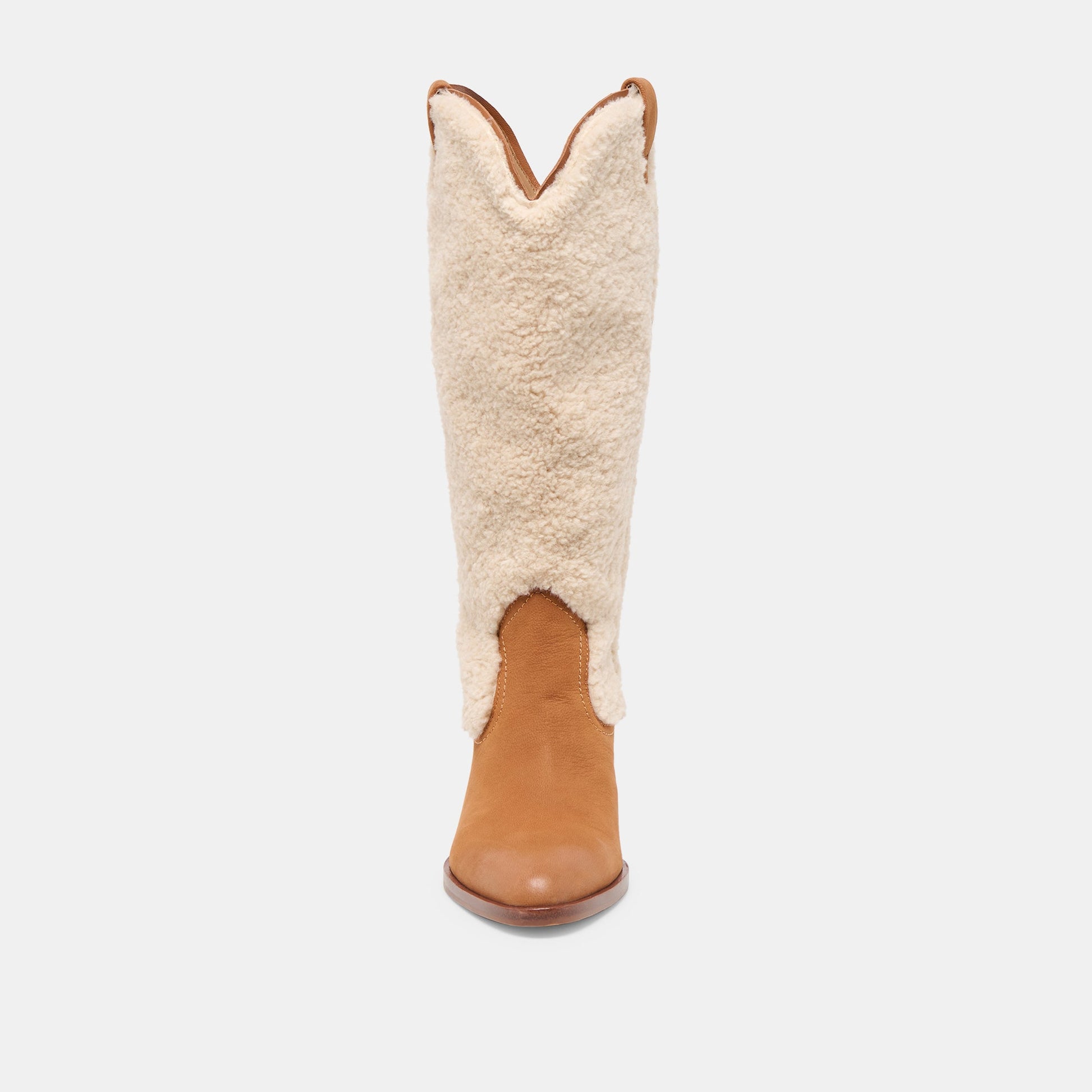 Mykel Plush Caramel Nubuck Boots Dolce Vita For sale