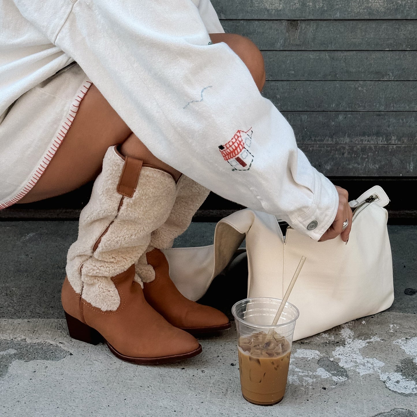 Mykel Plush Caramel Nubuck Boots Dolce Vita For sale
