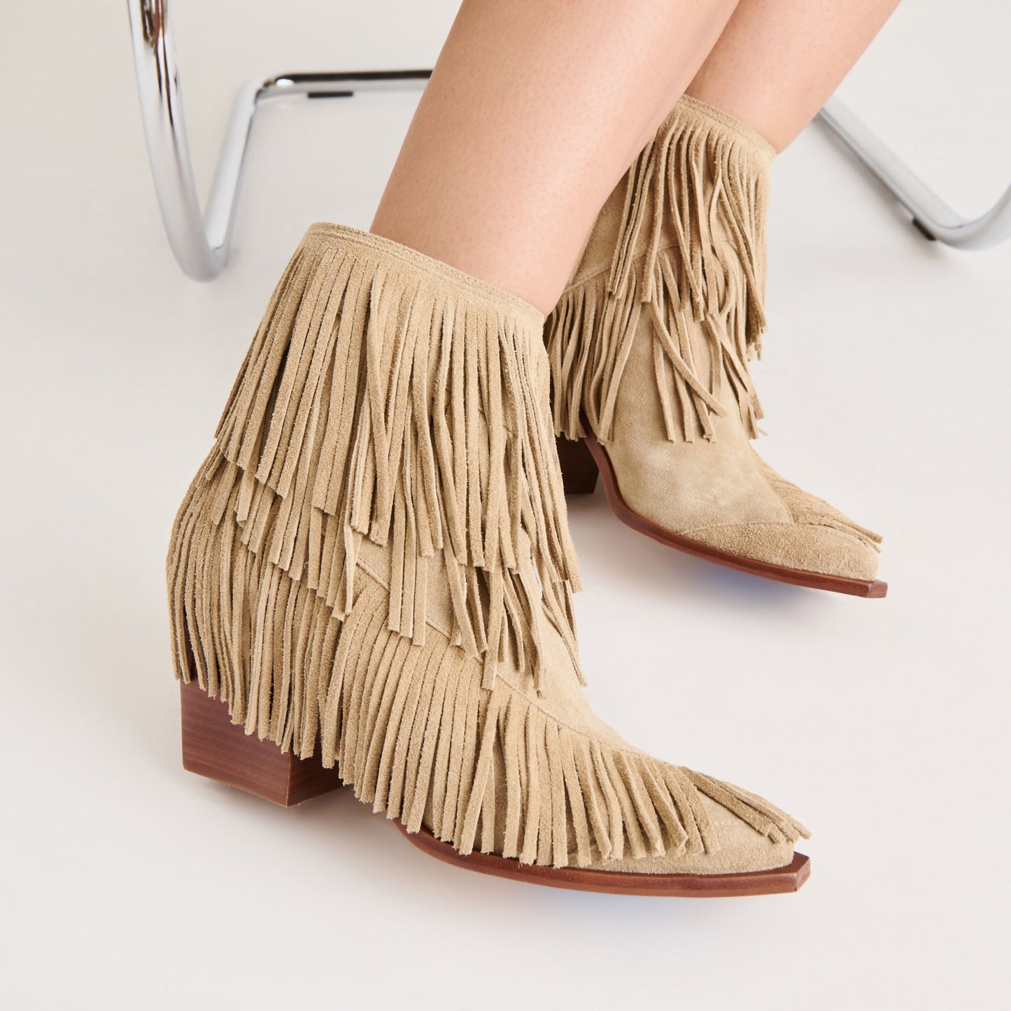 Torey Dk Taupe Suede Booties Dolce Vita Online