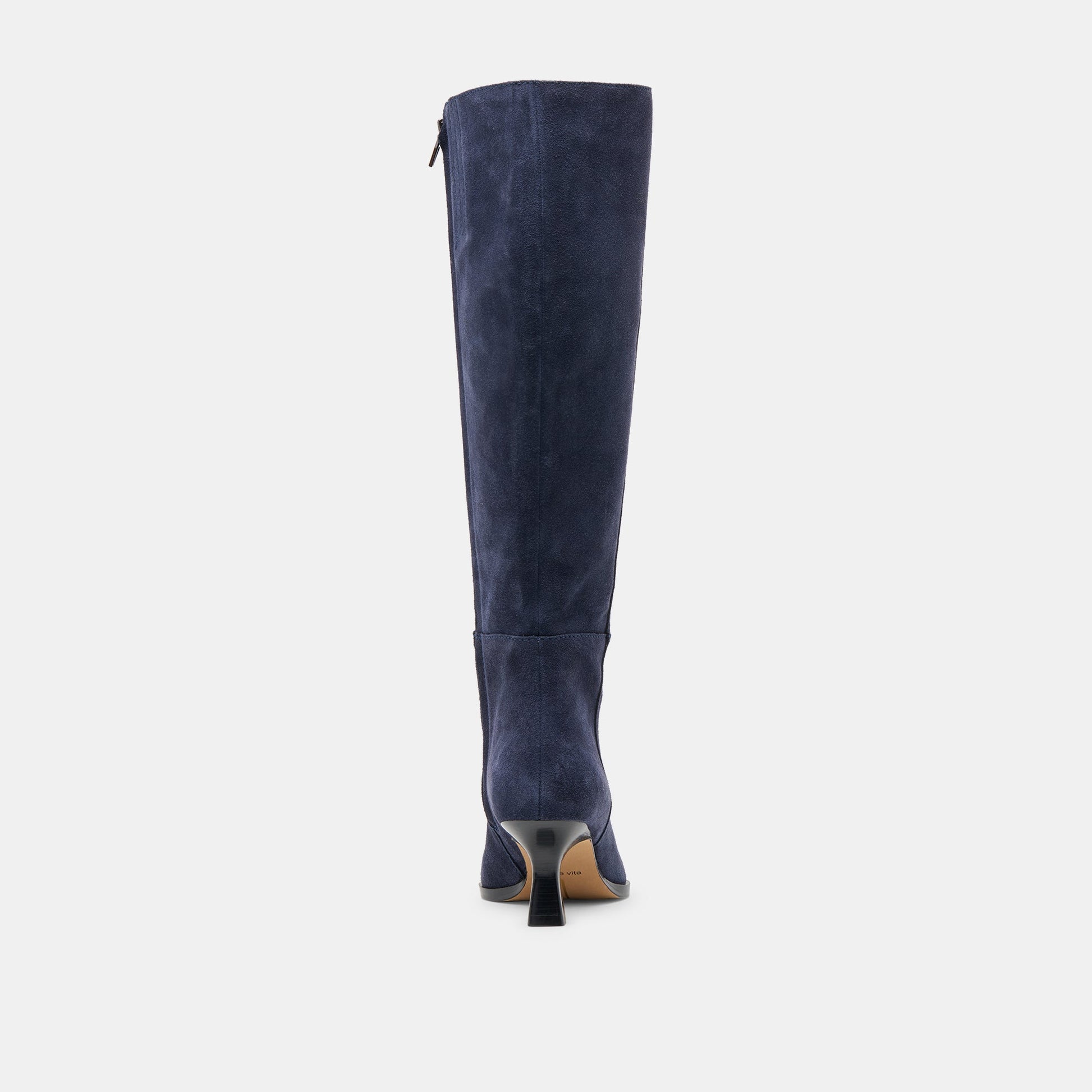 Auggie Navy Suede Wide Calf Boots Dolce Vita us